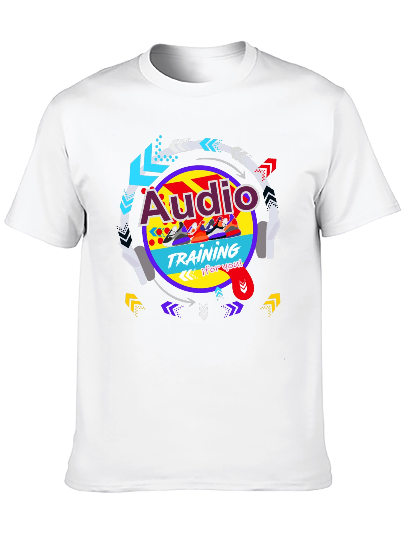 Audio Training Graphic Tee - Cool Retro Design