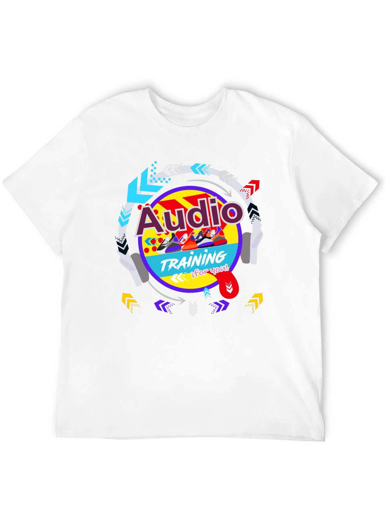 Audio Training Graphic Tee - Cool Retro Design