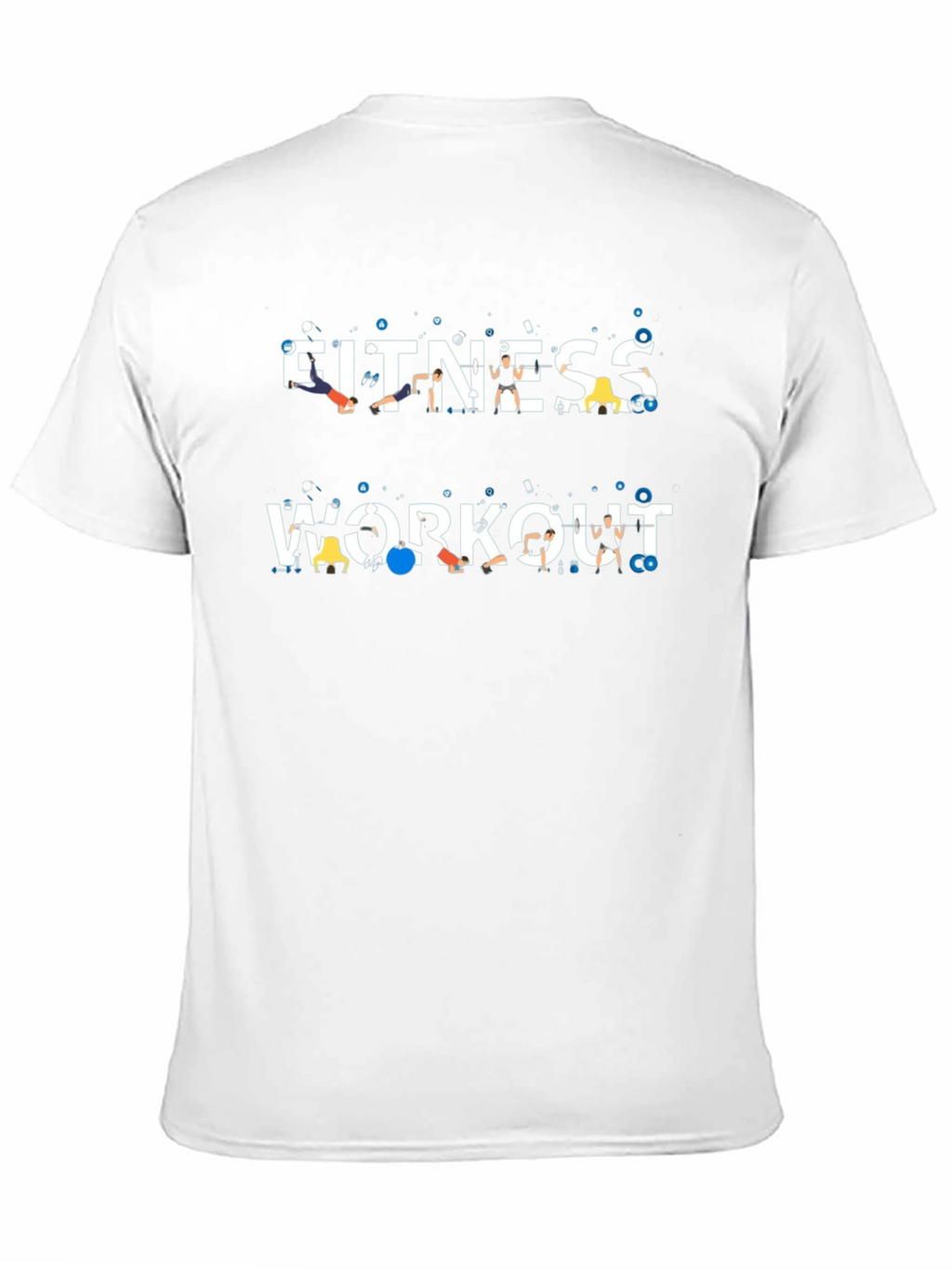 Fitness Workout Graphic Tee - Gym Motivation