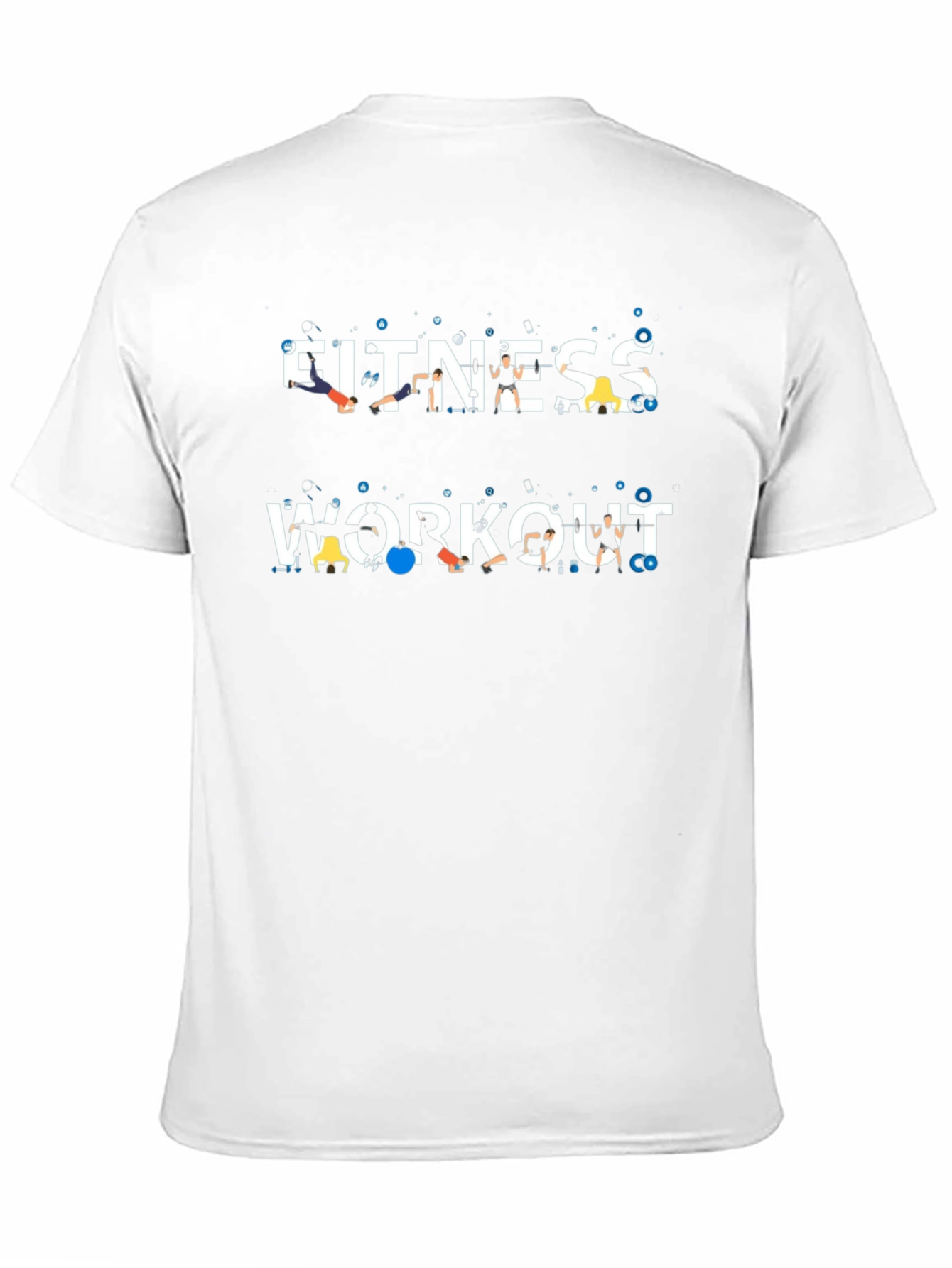 Fitness Workout Graphic Tee - Gym Motivation