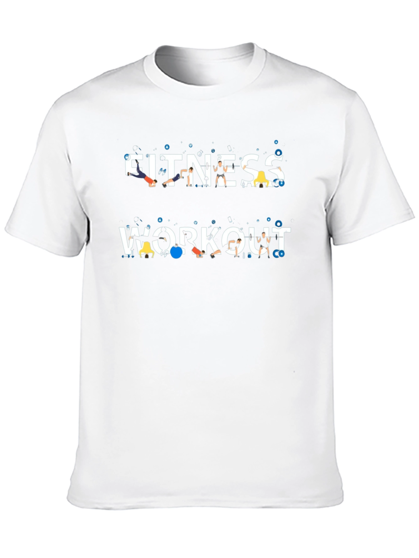 Fitness Workout Graphic Tee - Gym Motivation