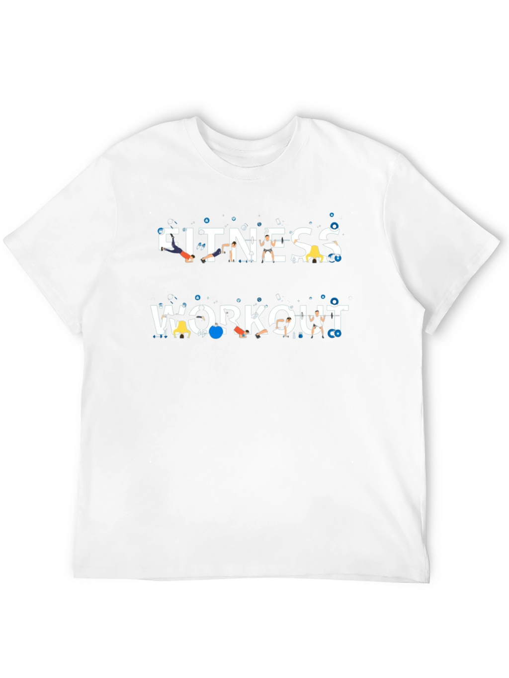 Fitness Workout Graphic Tee - Gym Motivation