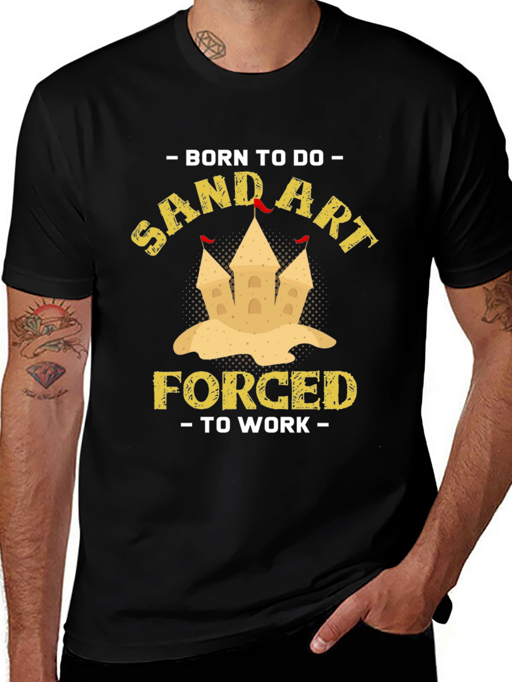 Born To Do Sand Art T-Shirt