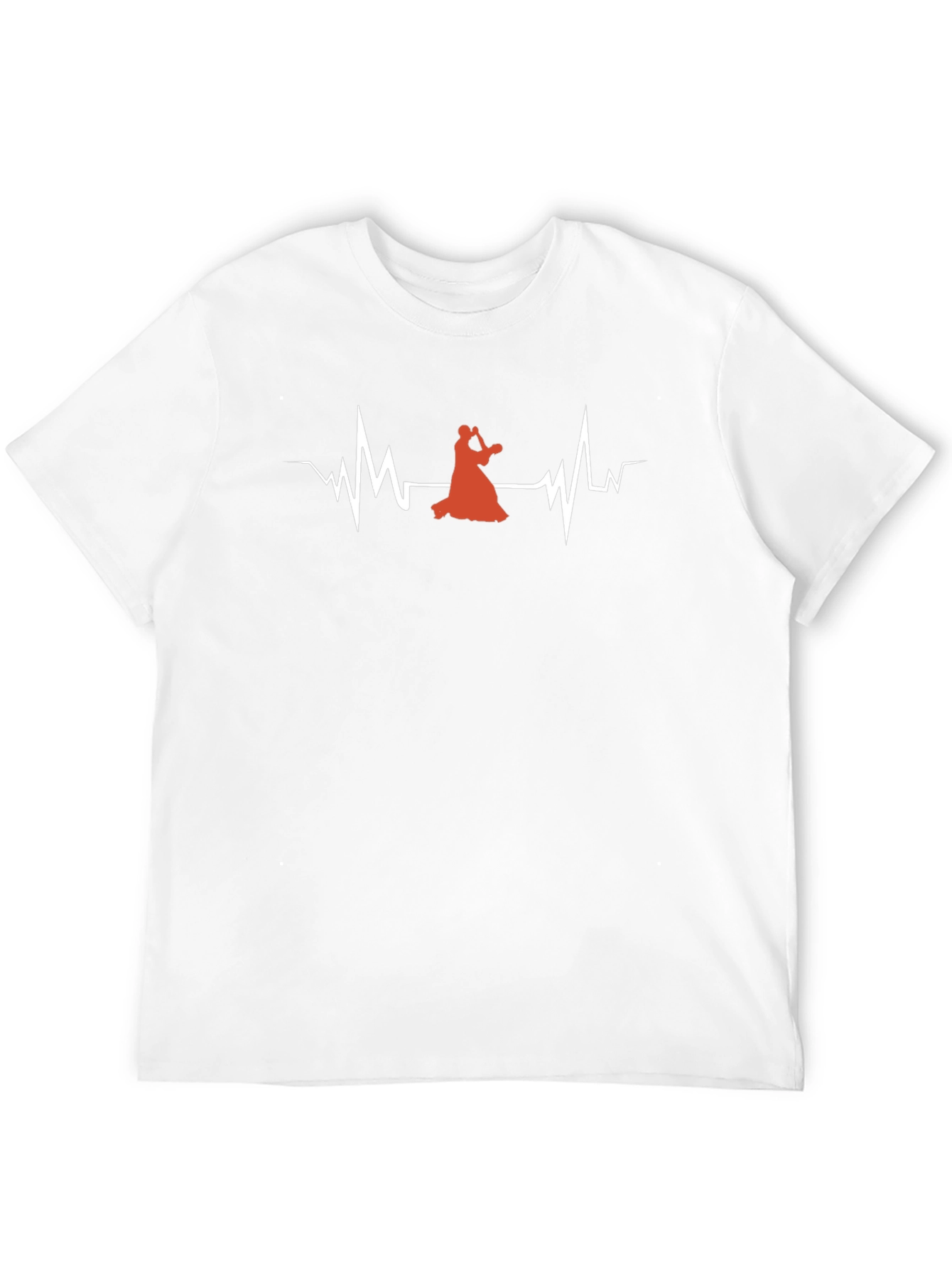 Dancing Heartbeat T-Shirt - Passionate Rhythm Tee