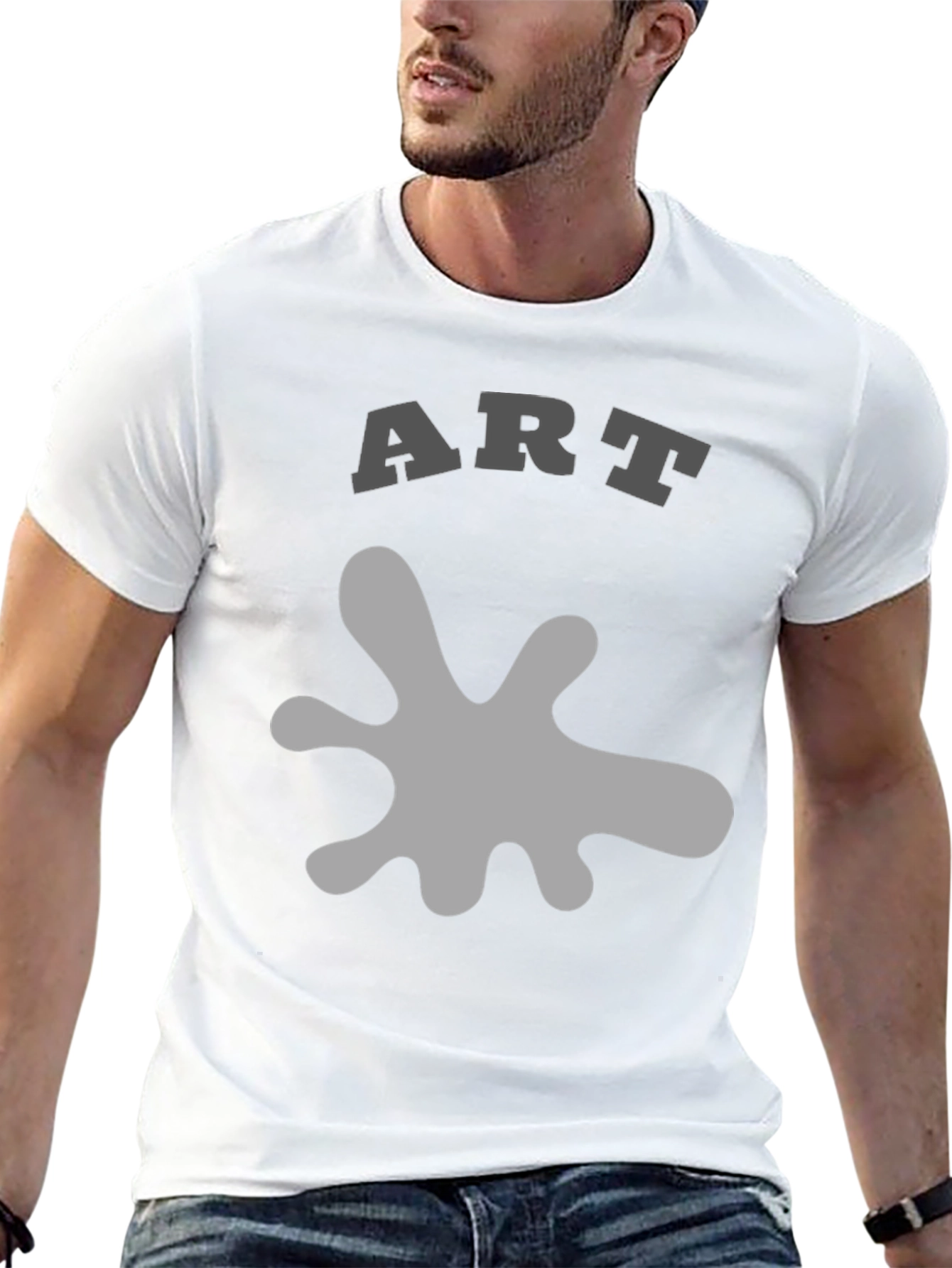 Abstract Art Graphic Print Tee