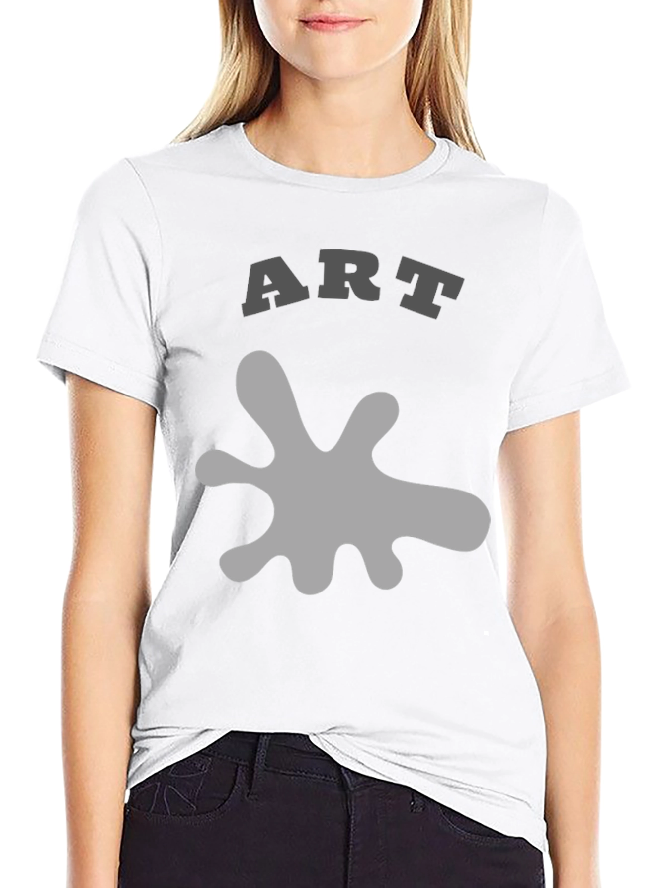 Abstract Art Graphic Print Tee