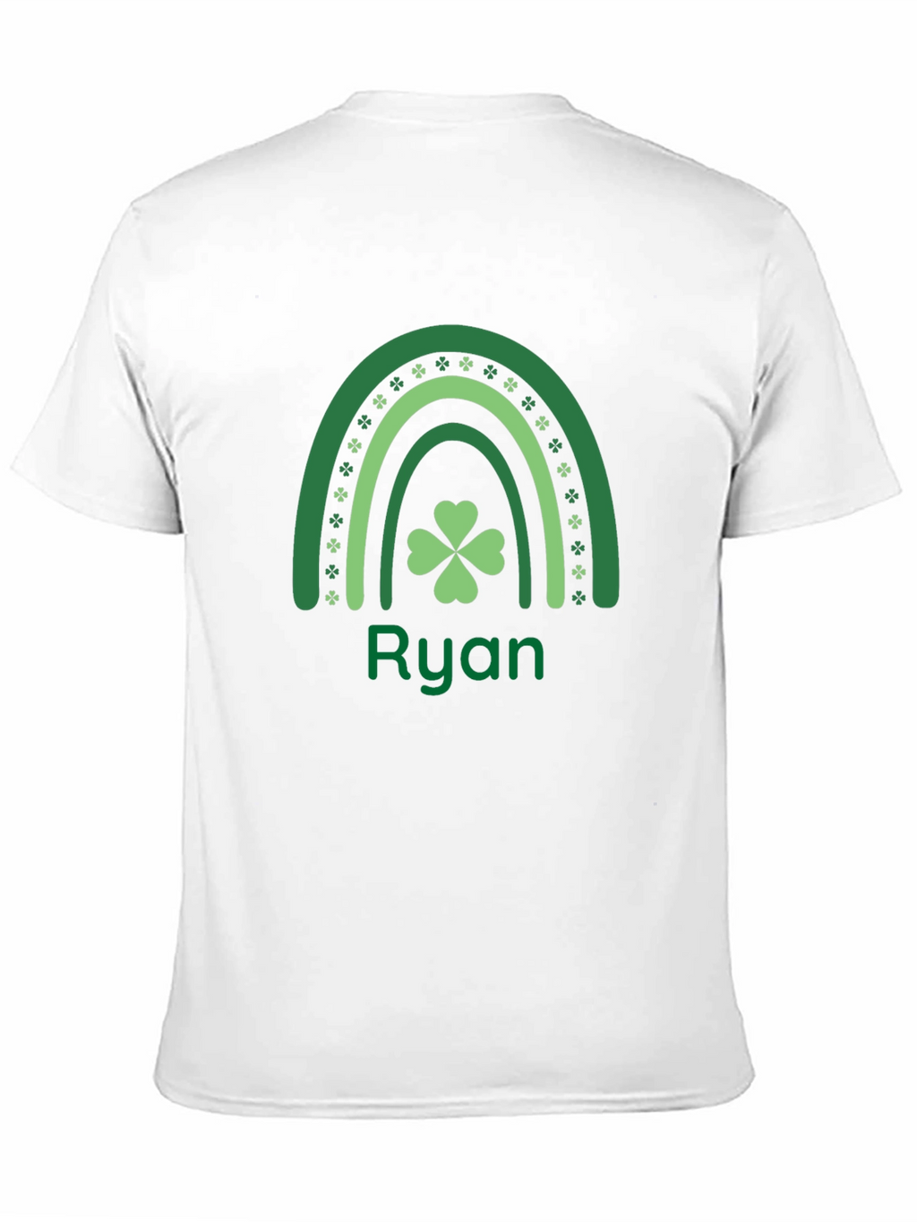 St. Patricks Day Ryan T-Shirt Clover Rainbow