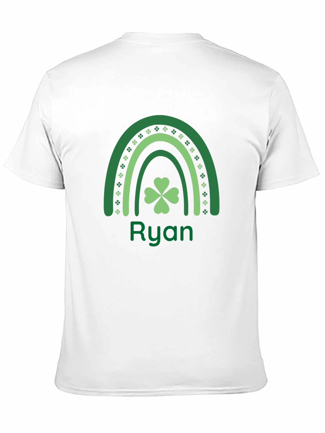 St. Patricks Day Ryan T-Shirt Clover Rainbow
