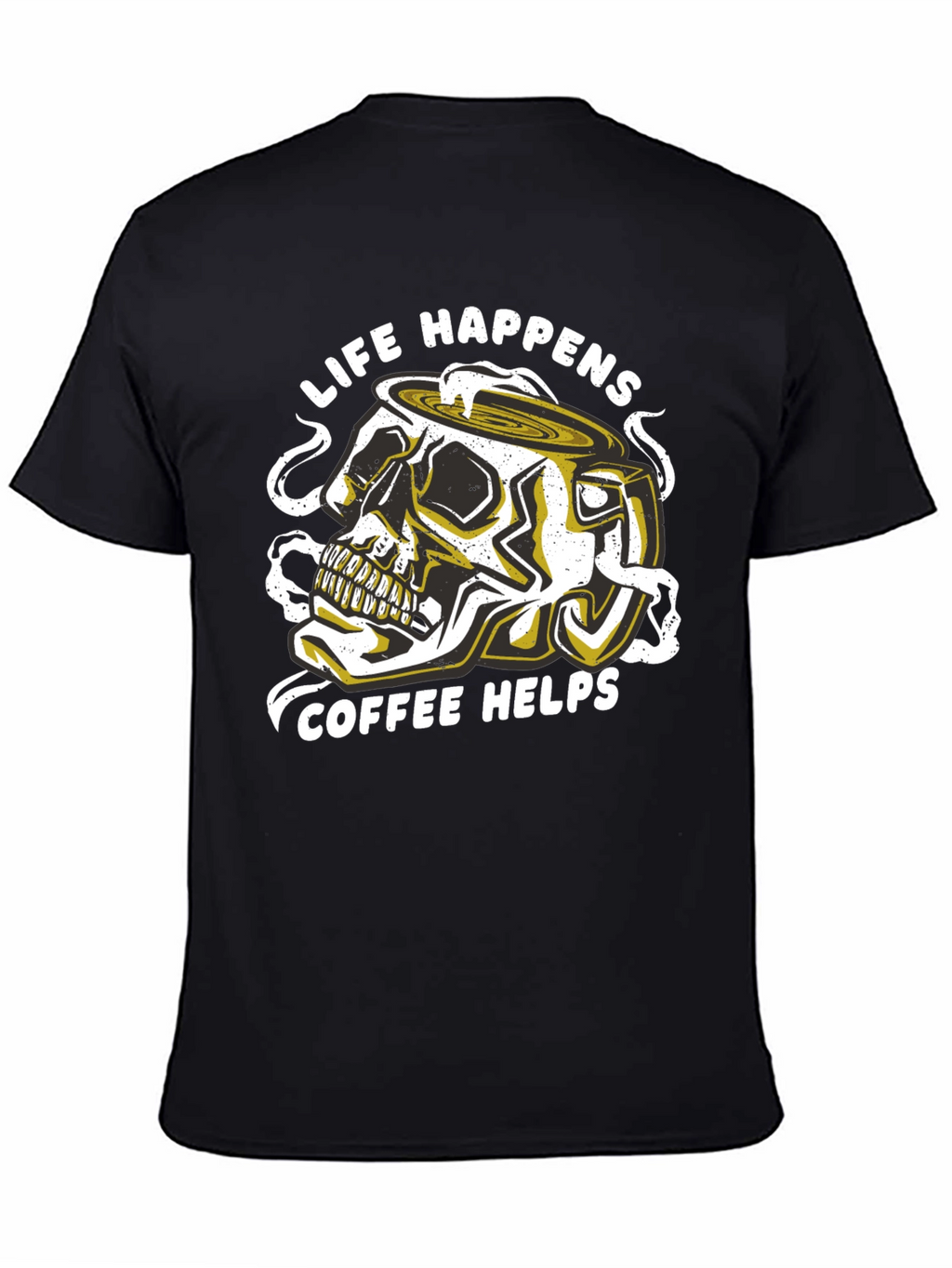 Life Happens Coffee Helps Graphic Tee