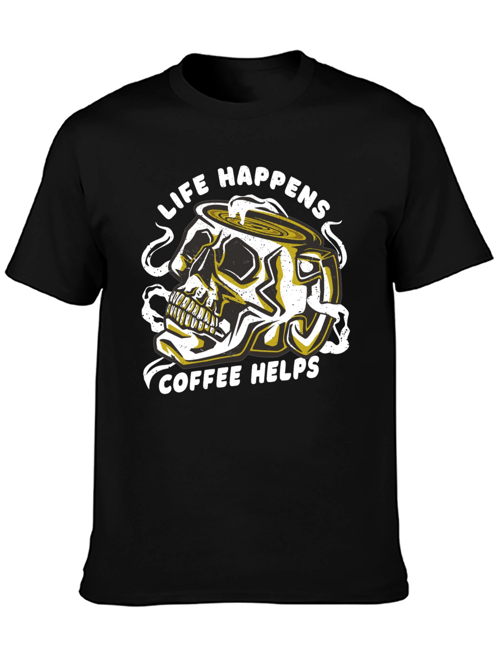 Life Happens Coffee Helps Graphic Tee