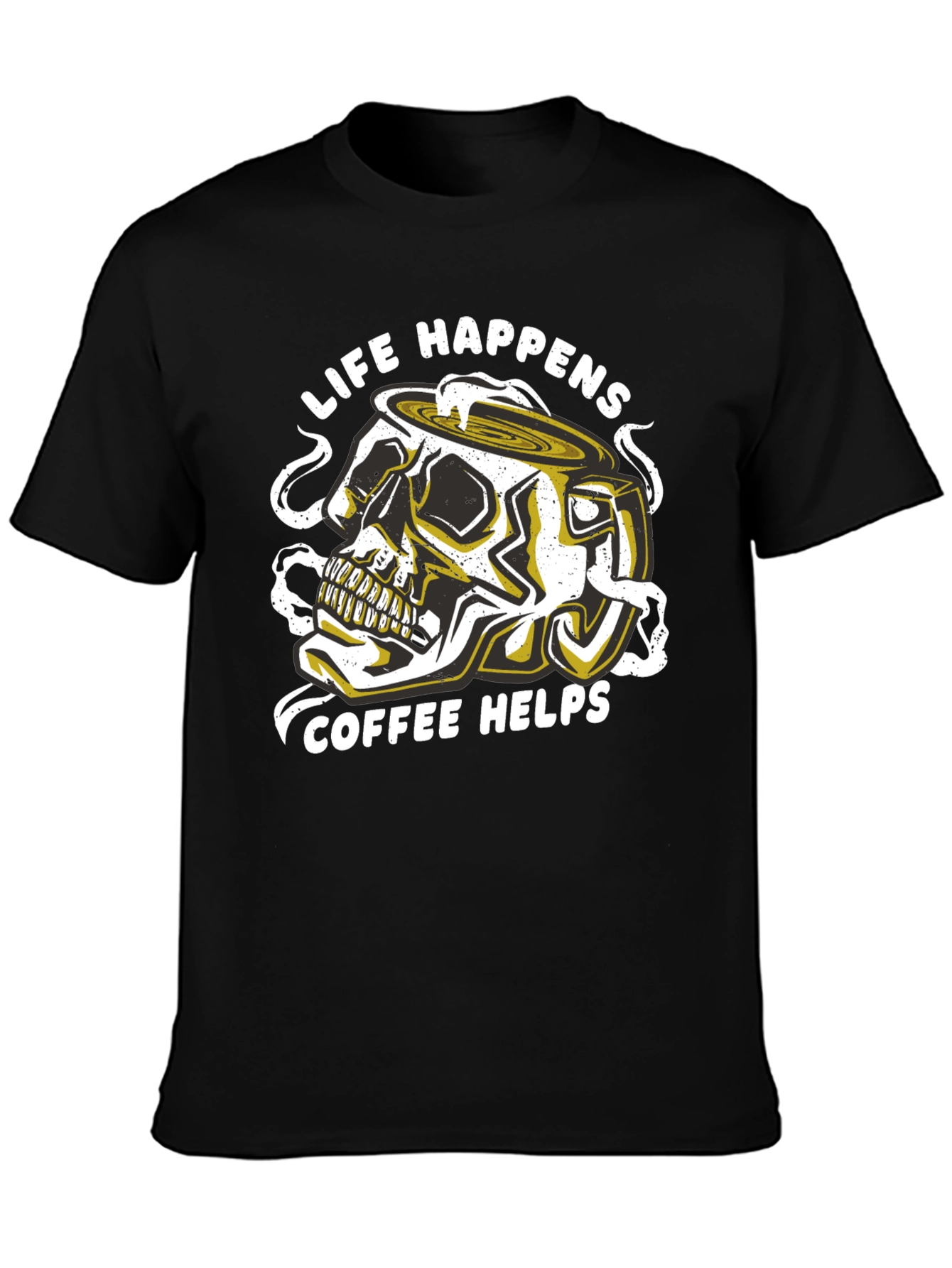 Life Happens Coffee Helps Graphic Tee