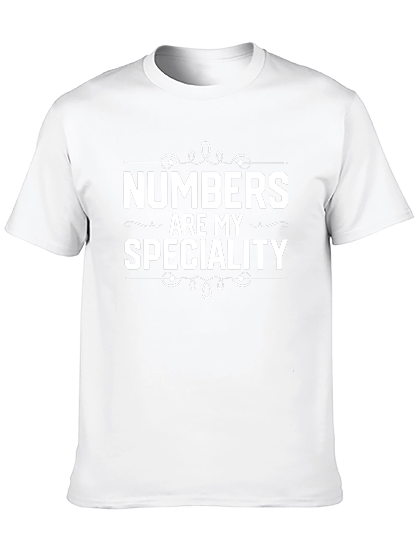 Numbers Are My Specialty T-Shirt - Black