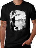 Axe-Wielding Woman Graphic T-Shirt
