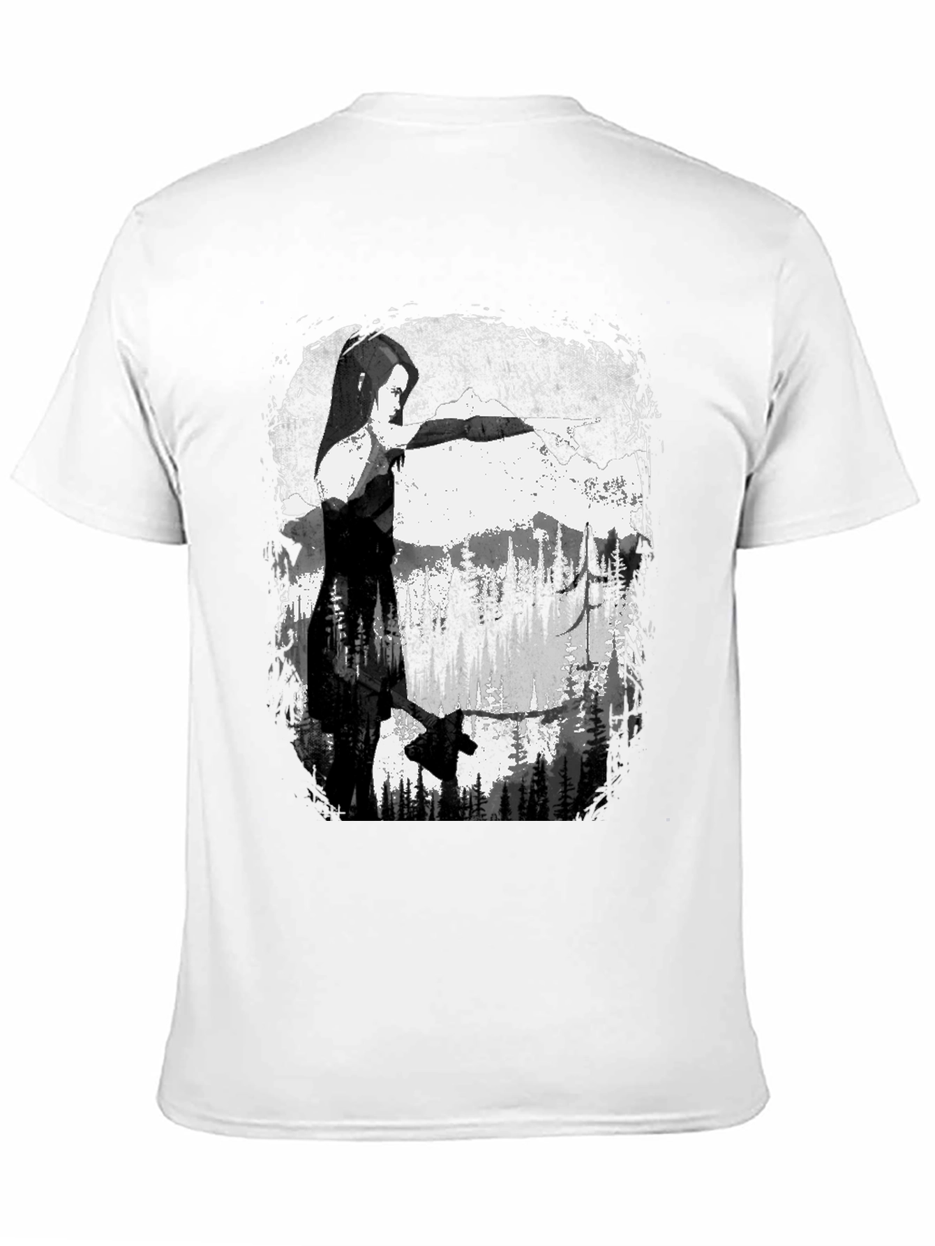 Axe-Wielding Woman Graphic T-Shirt