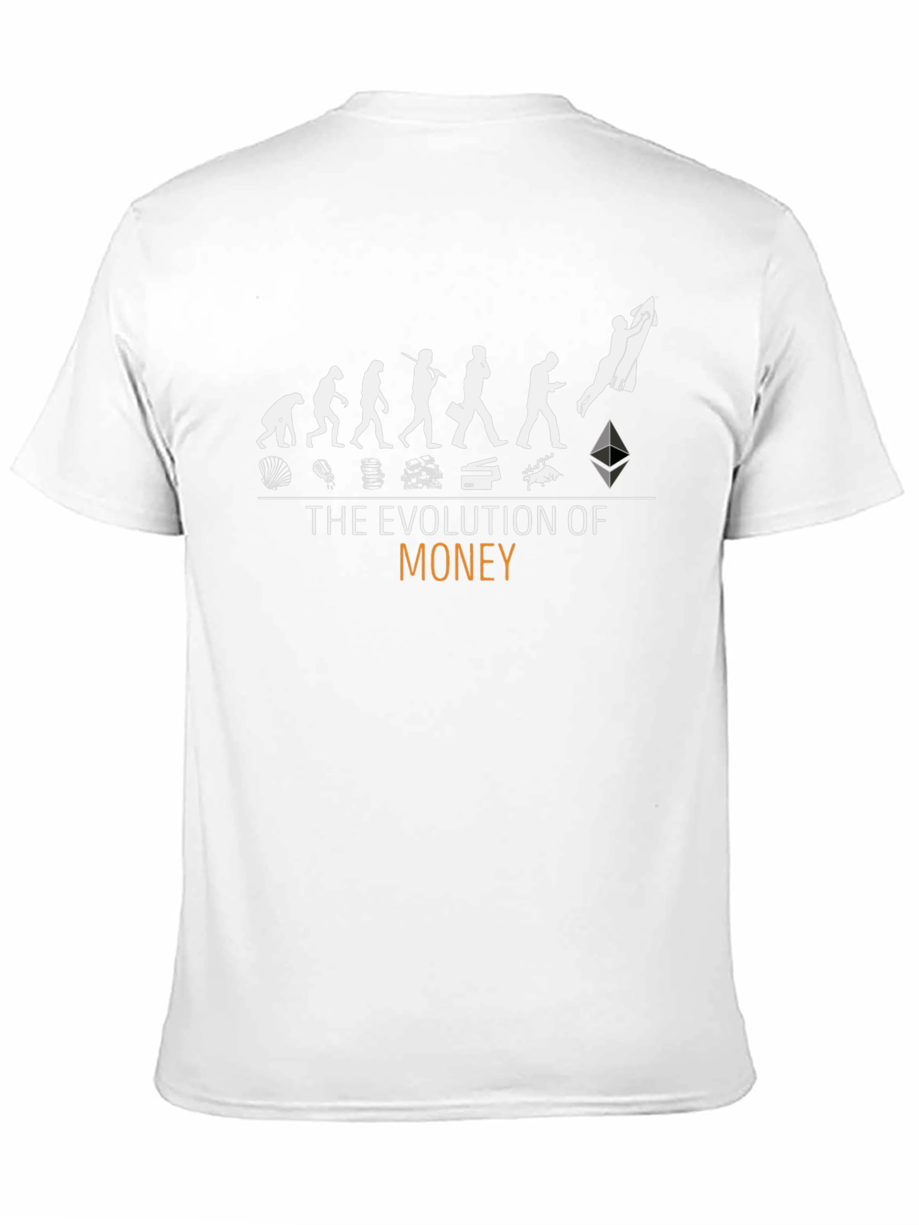 Evolution of Money Black Graphic T-Shirt