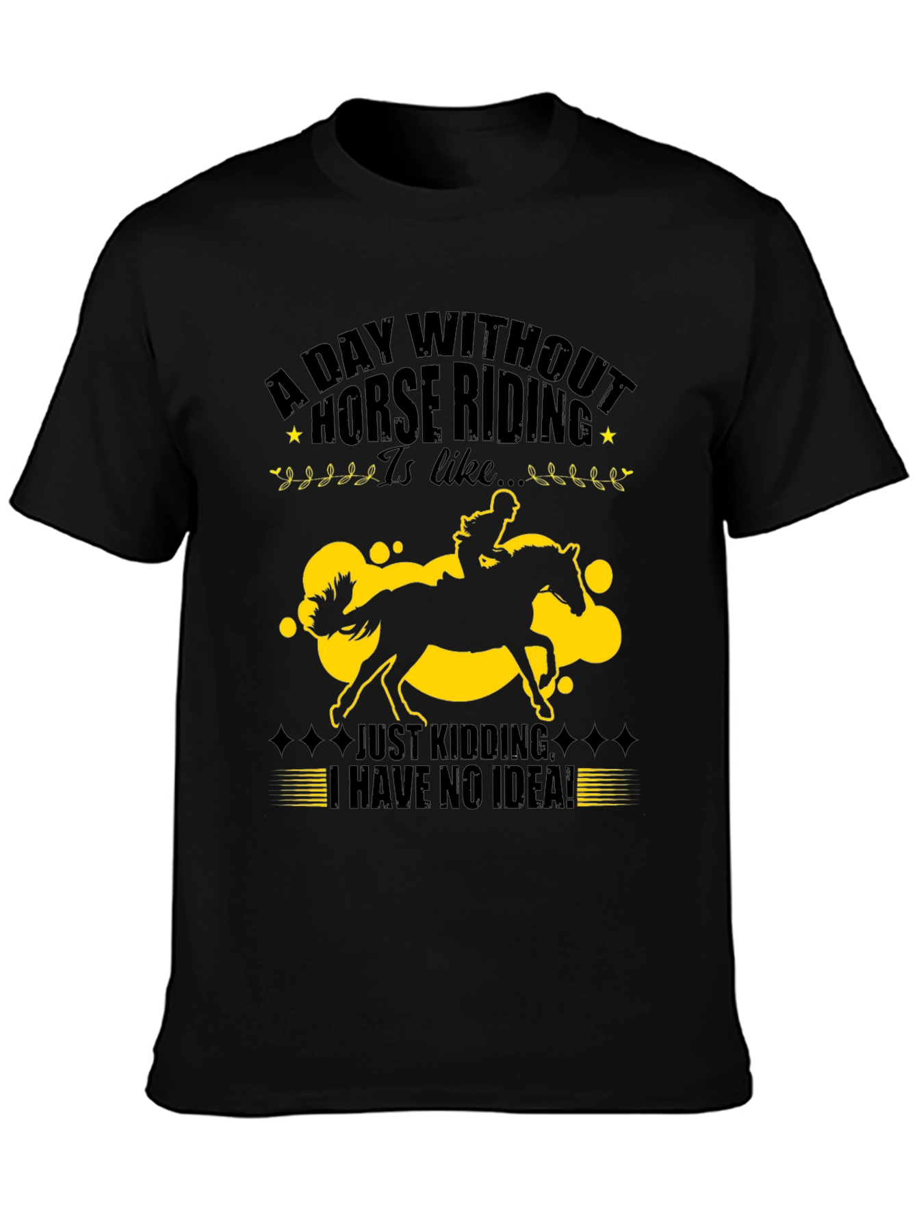 Horse Riding T-Shirt: Funny Horse Lover Tee