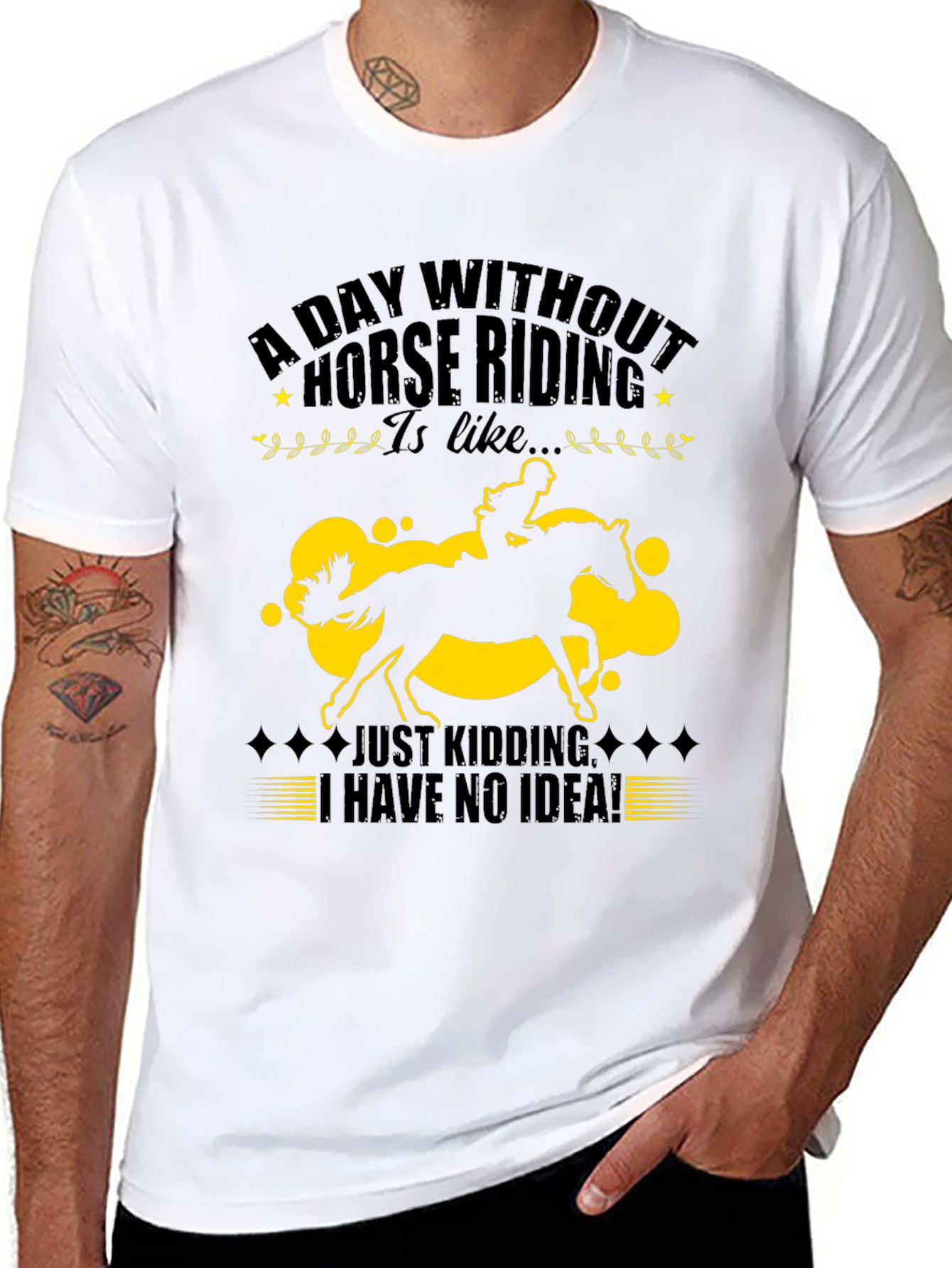 Horse Riding T-Shirt: Funny Horse Lover Tee
