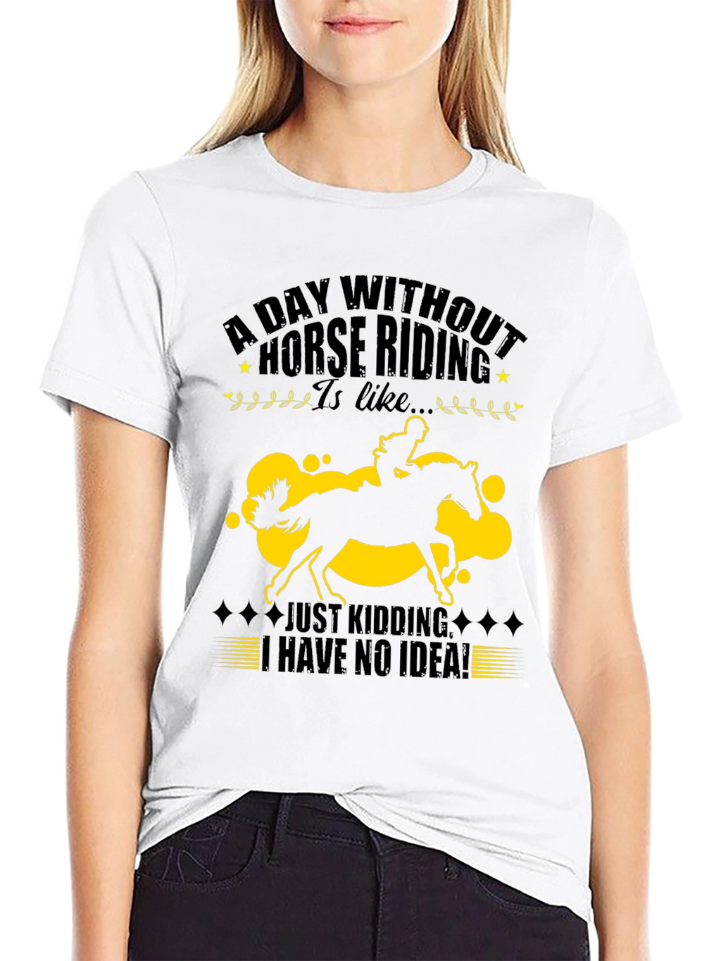 Horse Riding T-Shirt: Funny Horse Lover Tee