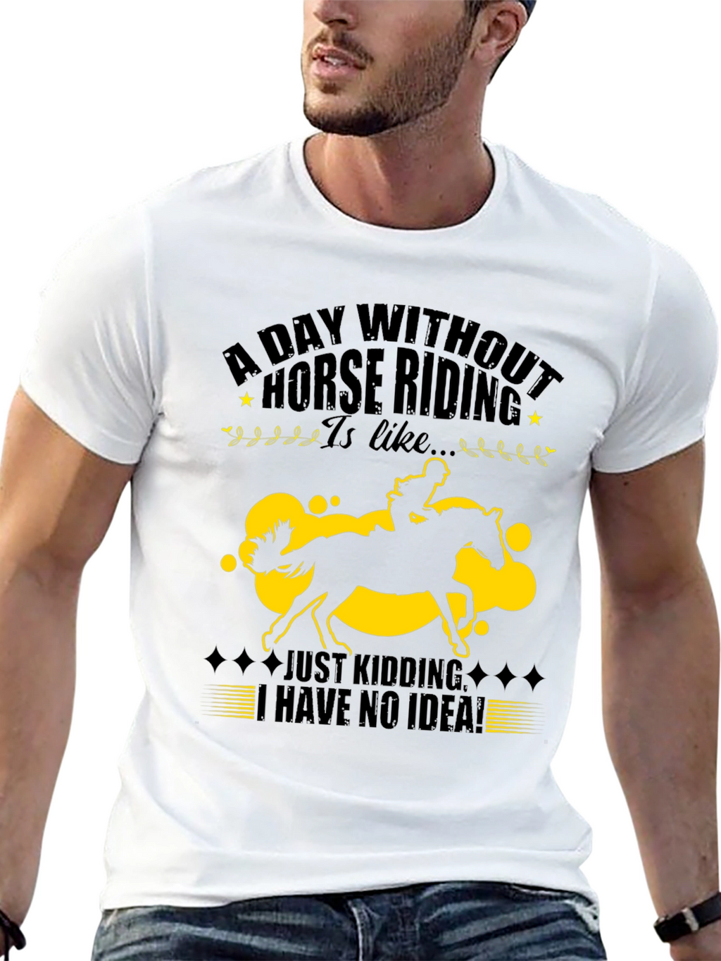 Horse Riding T-Shirt: Funny Horse Lover Tee