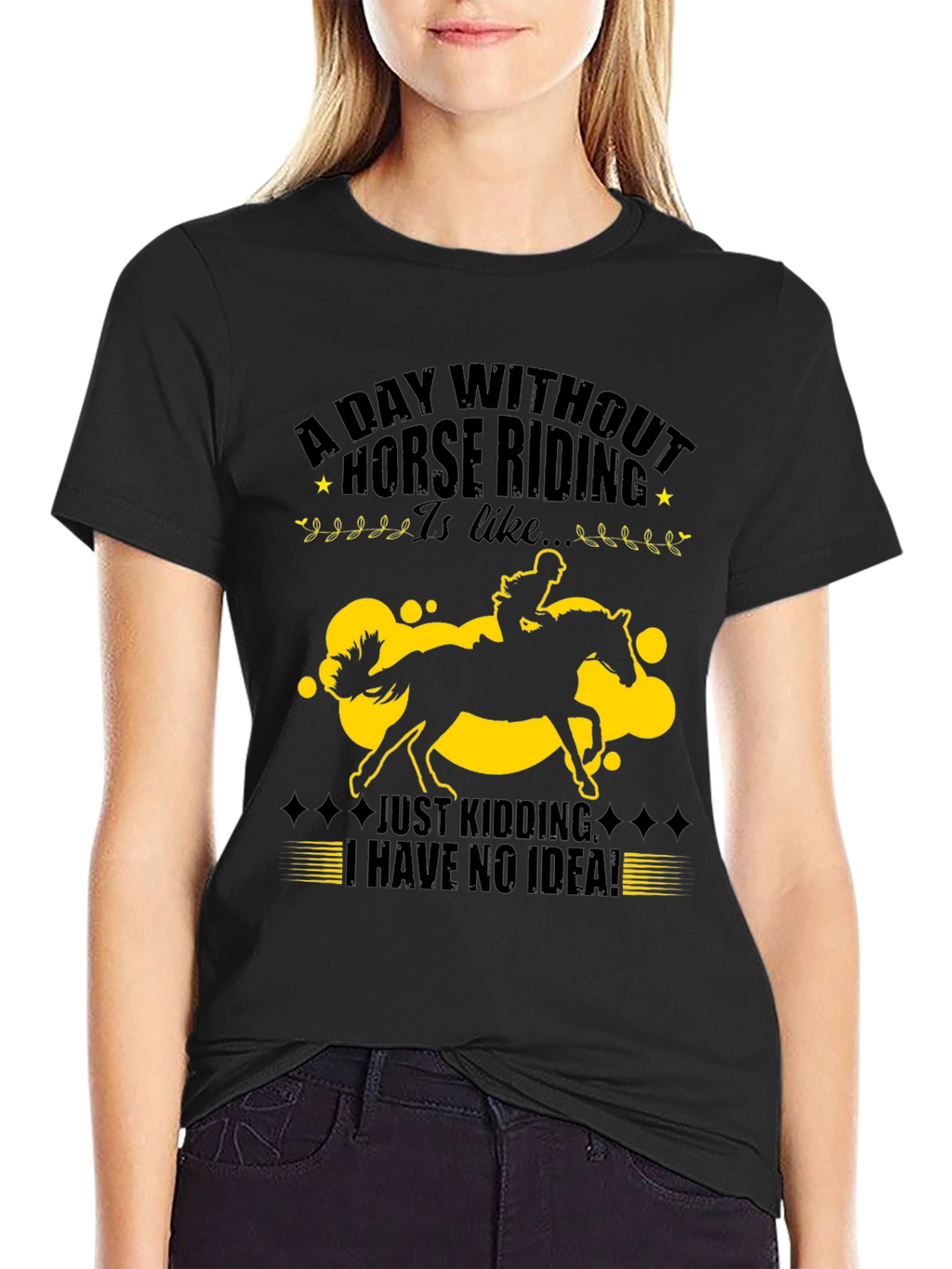 Horse Riding T-Shirt: Funny Horse Lover Tee