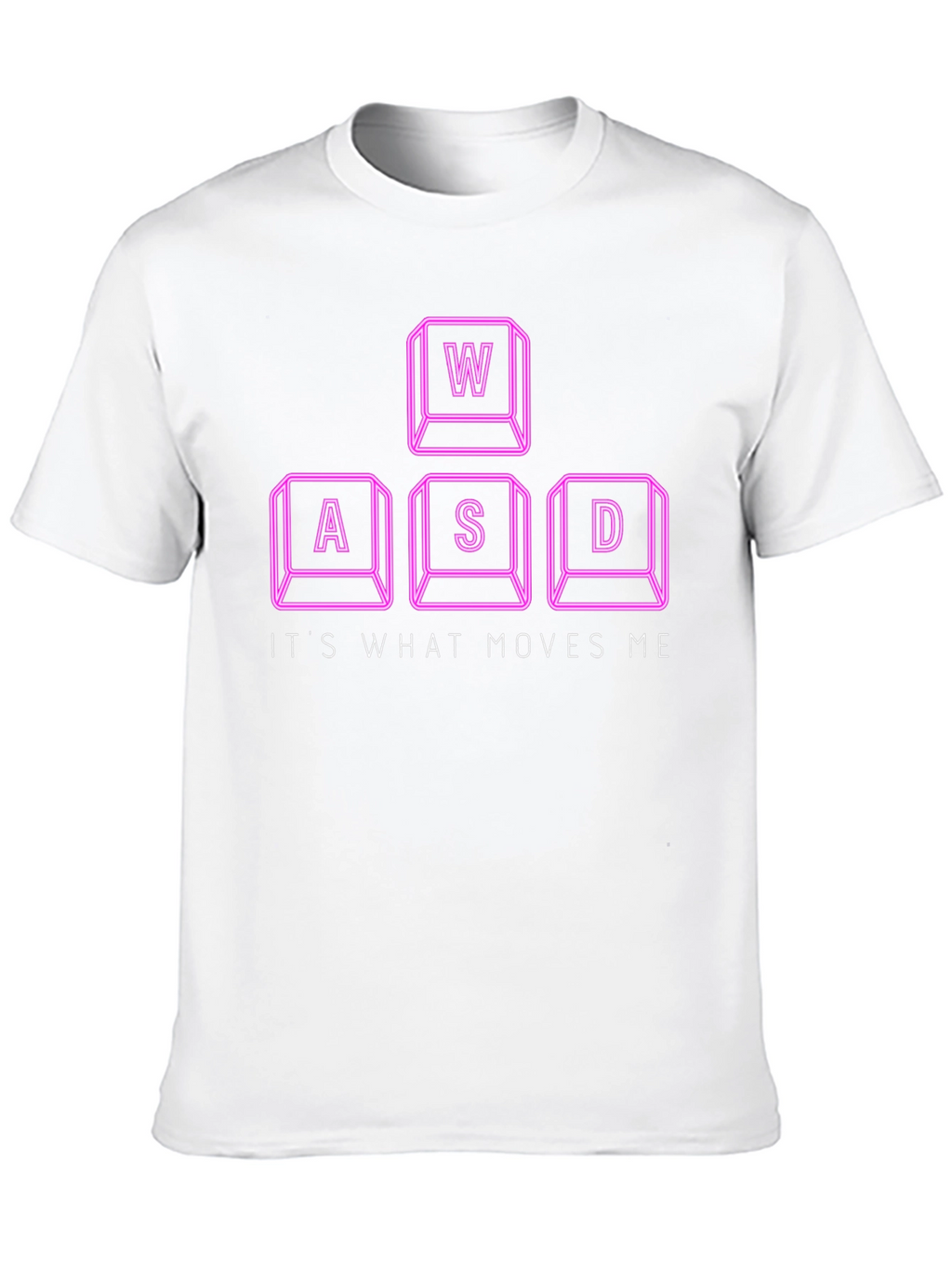 Gamer T-Shirt - WASD Keys Design