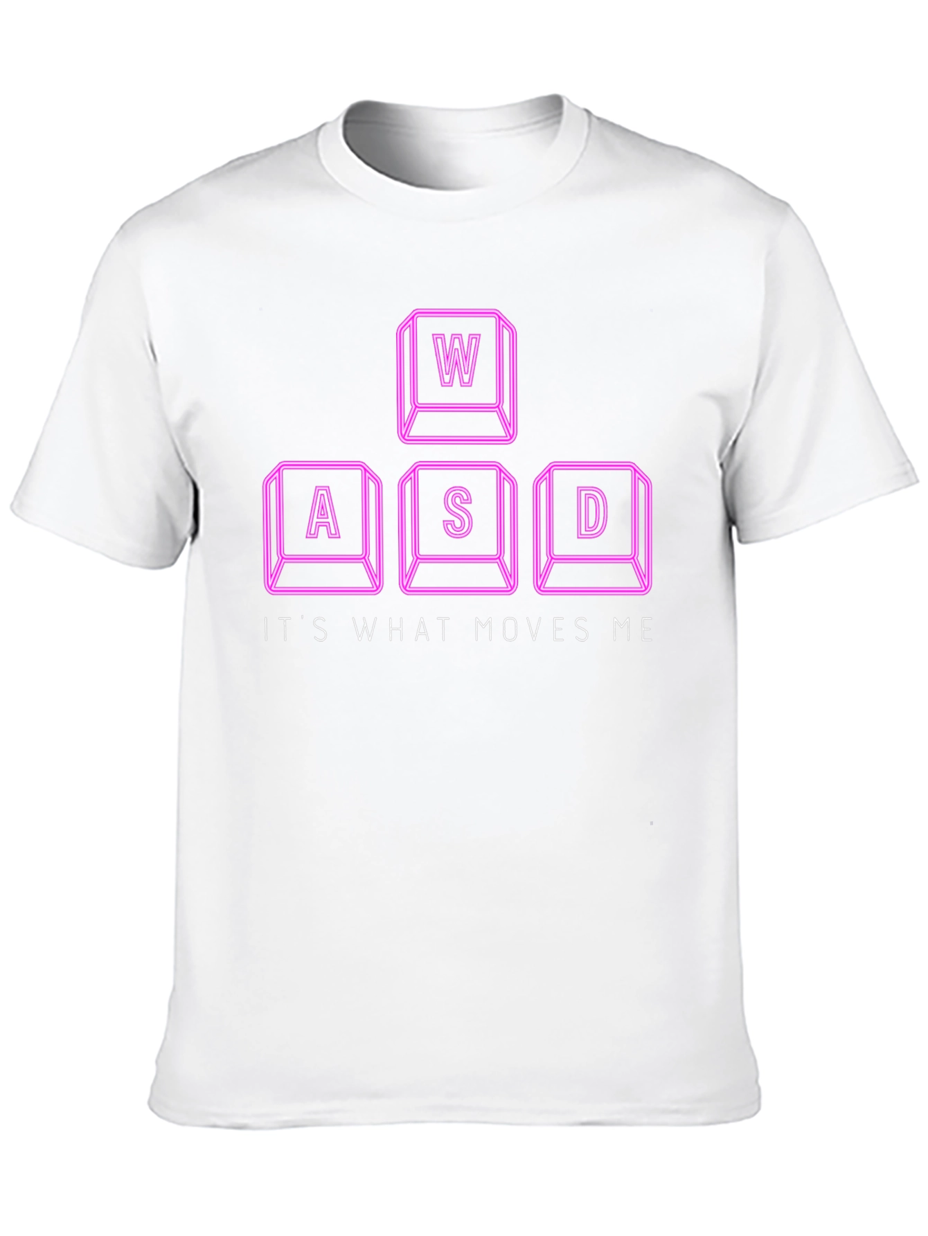Gamer T-Shirt - WASD Keys Design