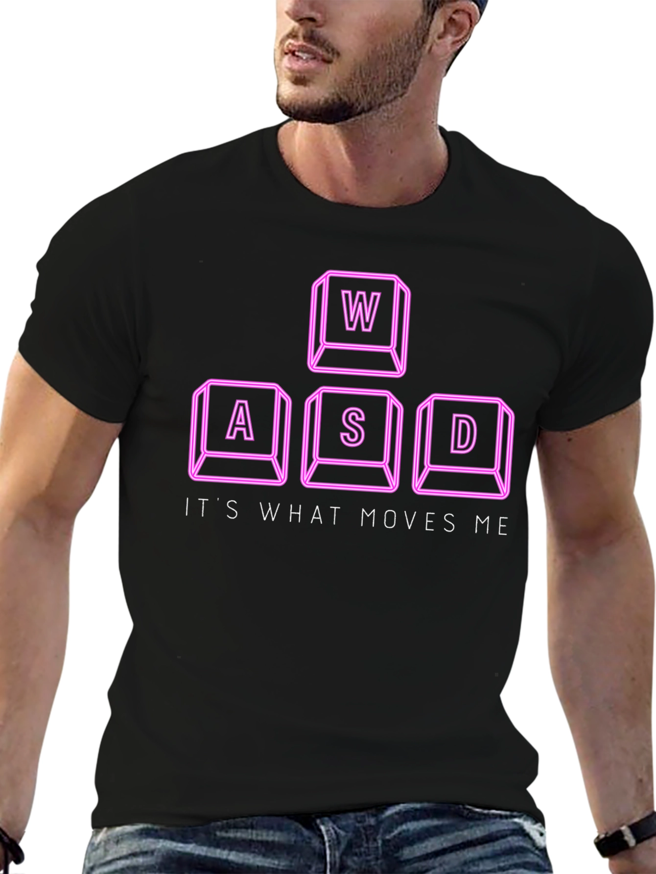 Gamer T-Shirt - WASD Keys Design