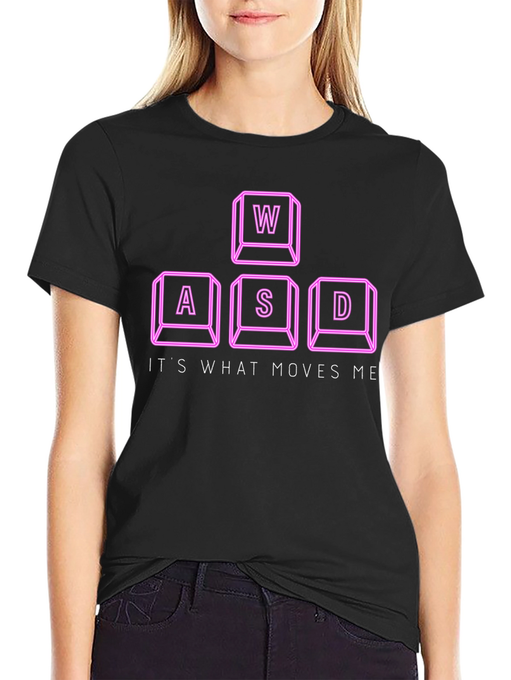 Gamer T-Shirt - WASD Keys Design