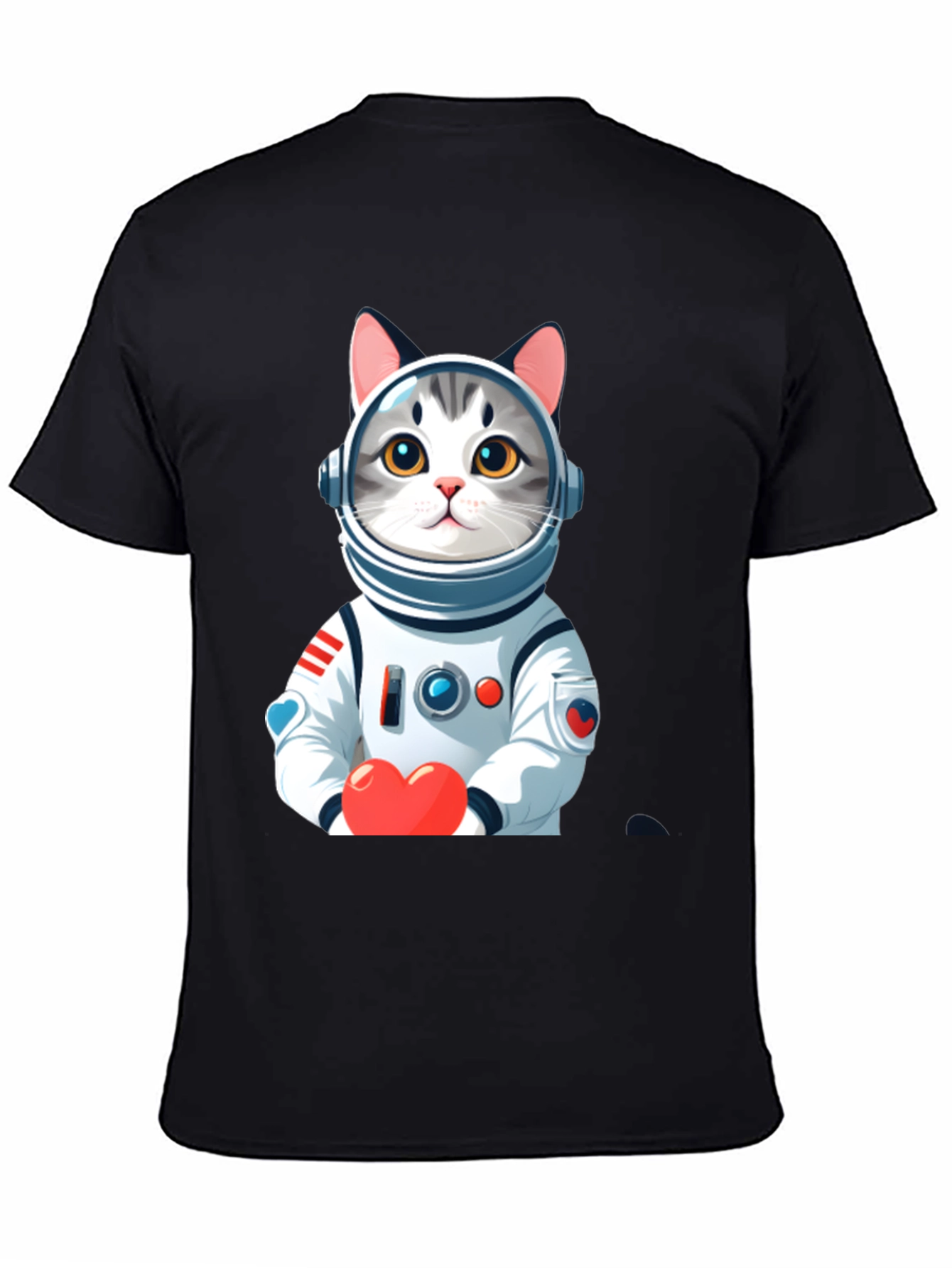 Astronaut Cat T-Shirt - Space Kitten Lover Tee