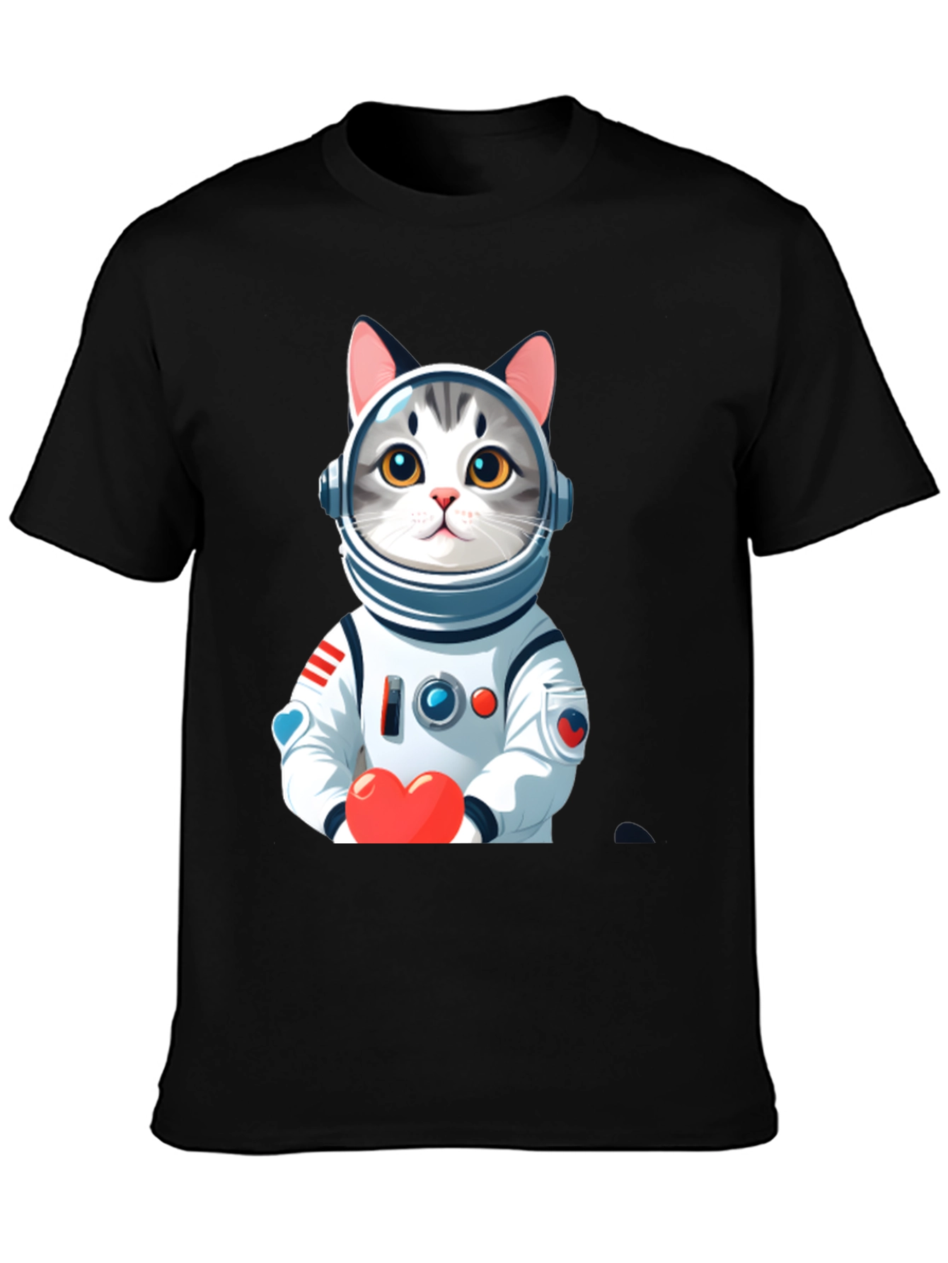 Astronaut Cat T-Shirt - Space Kitten Lover Tee