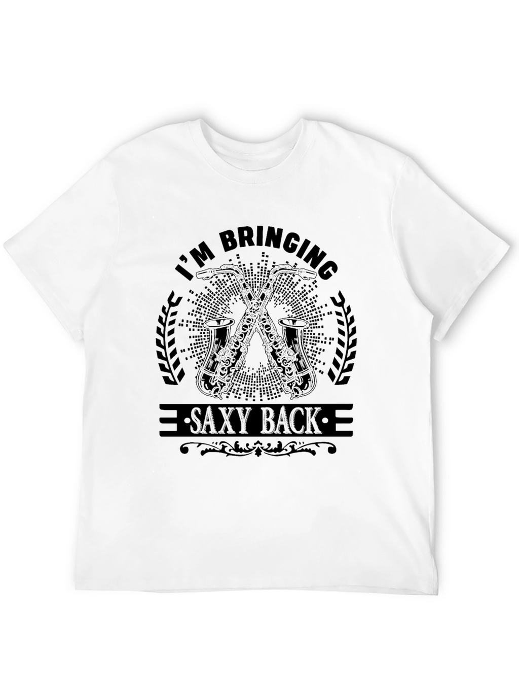 Saxy Back T-Shirt - Music Lover Tee