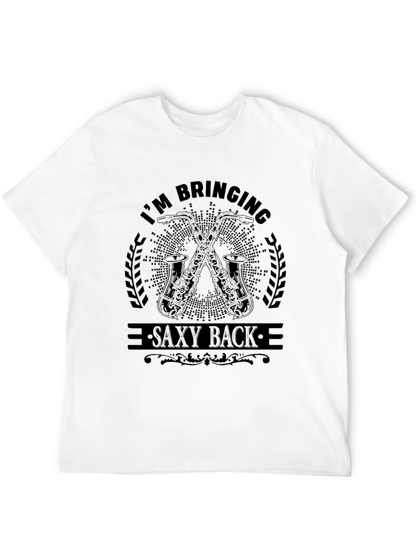 Saxy Back T-Shirt - Music Lover Tee