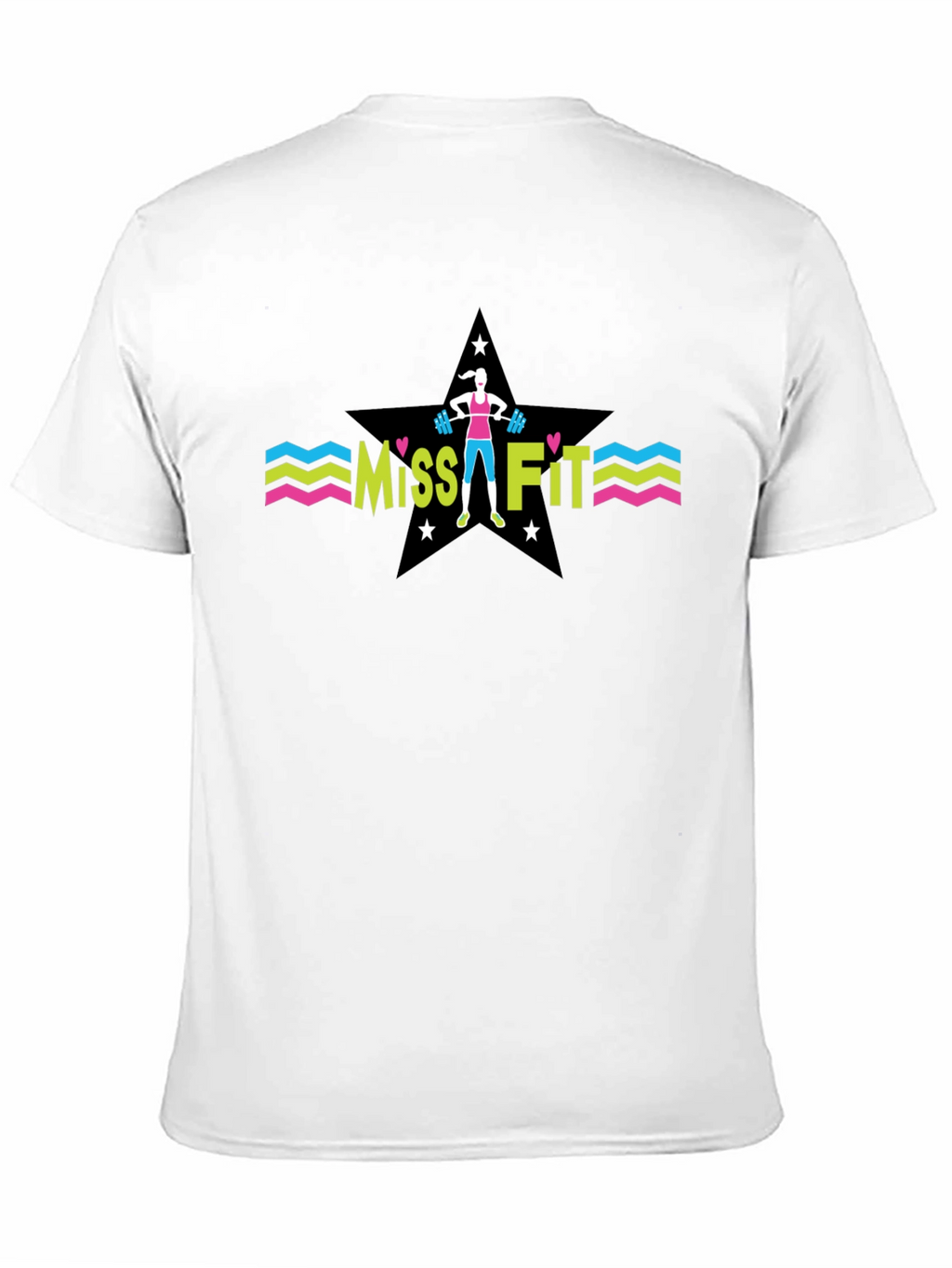 Miss Fit Black T-Shirt - Fitness Apparel