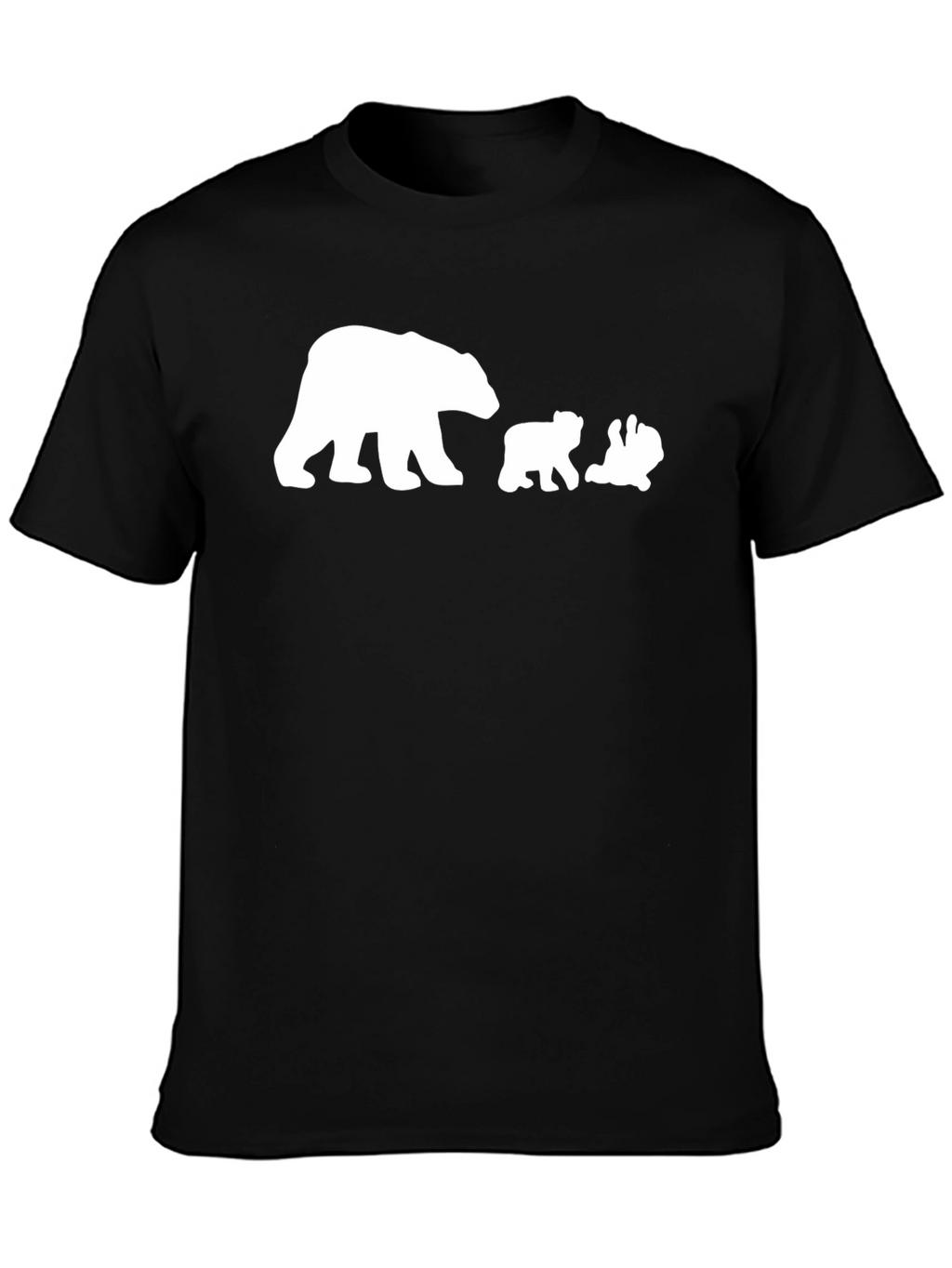 Bear Family Black T-Shirt