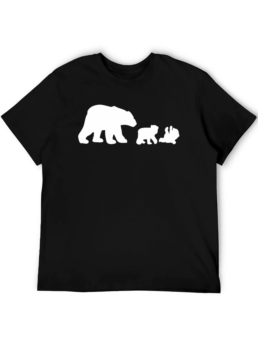 Bear Family Black T-Shirt