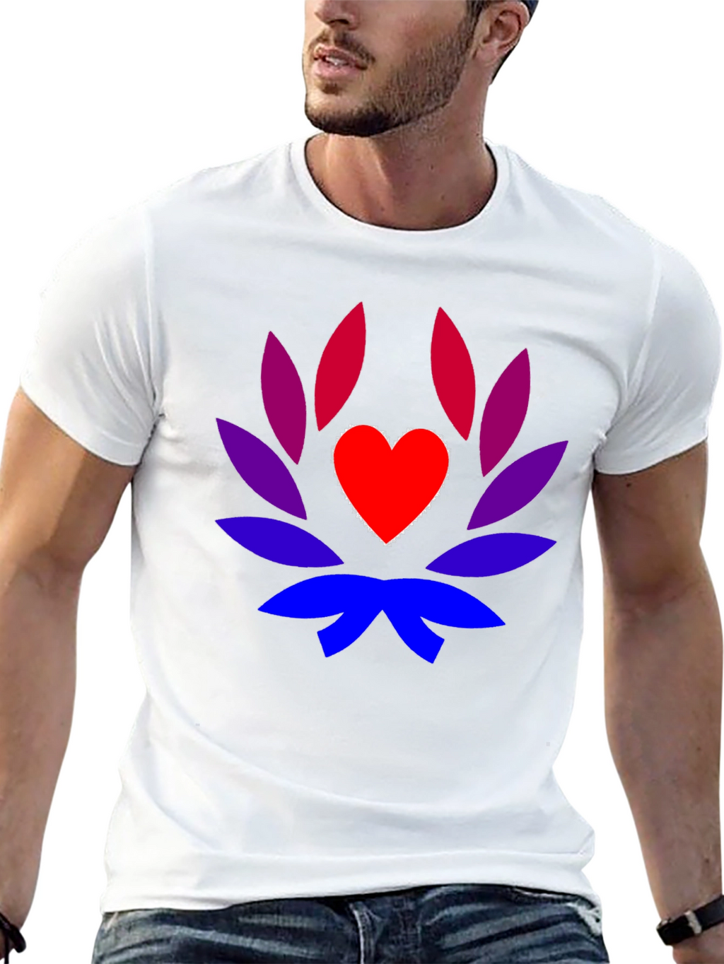 Heart Lotus Graphic Tee