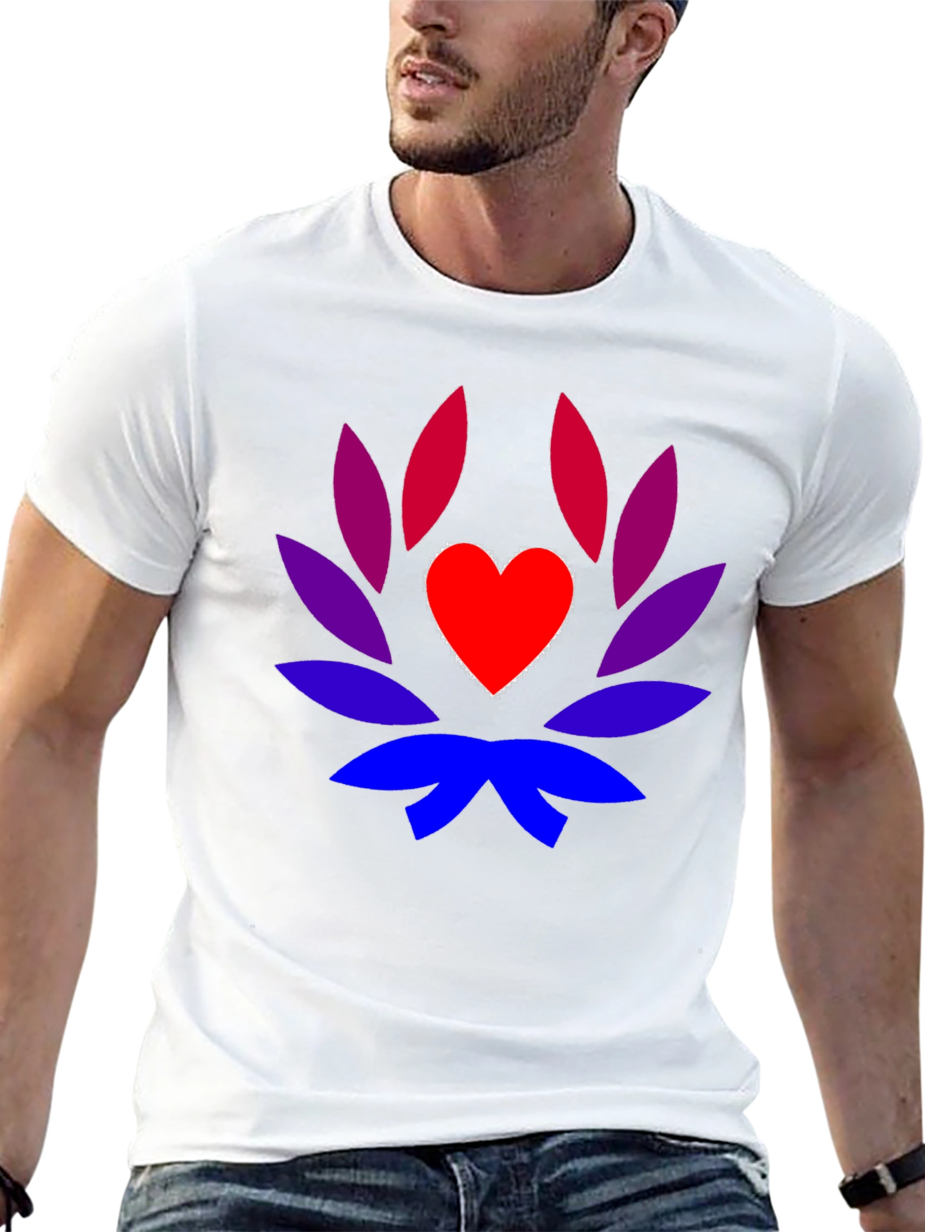 Heart Lotus Graphic Tee