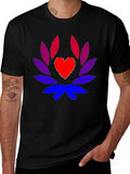 Heart Lotus Graphic Tee