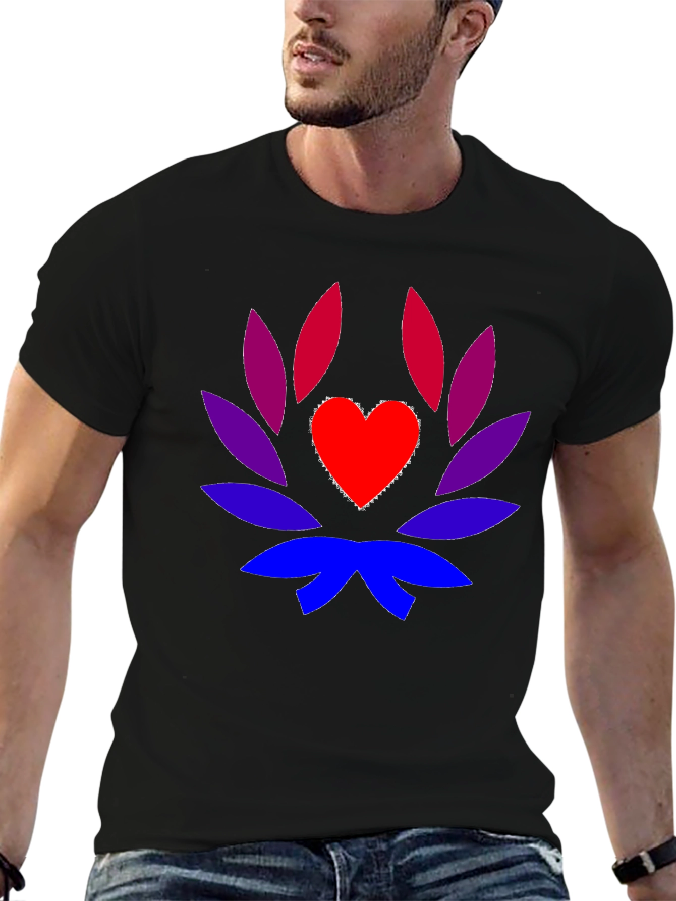 Heart Lotus Graphic Tee