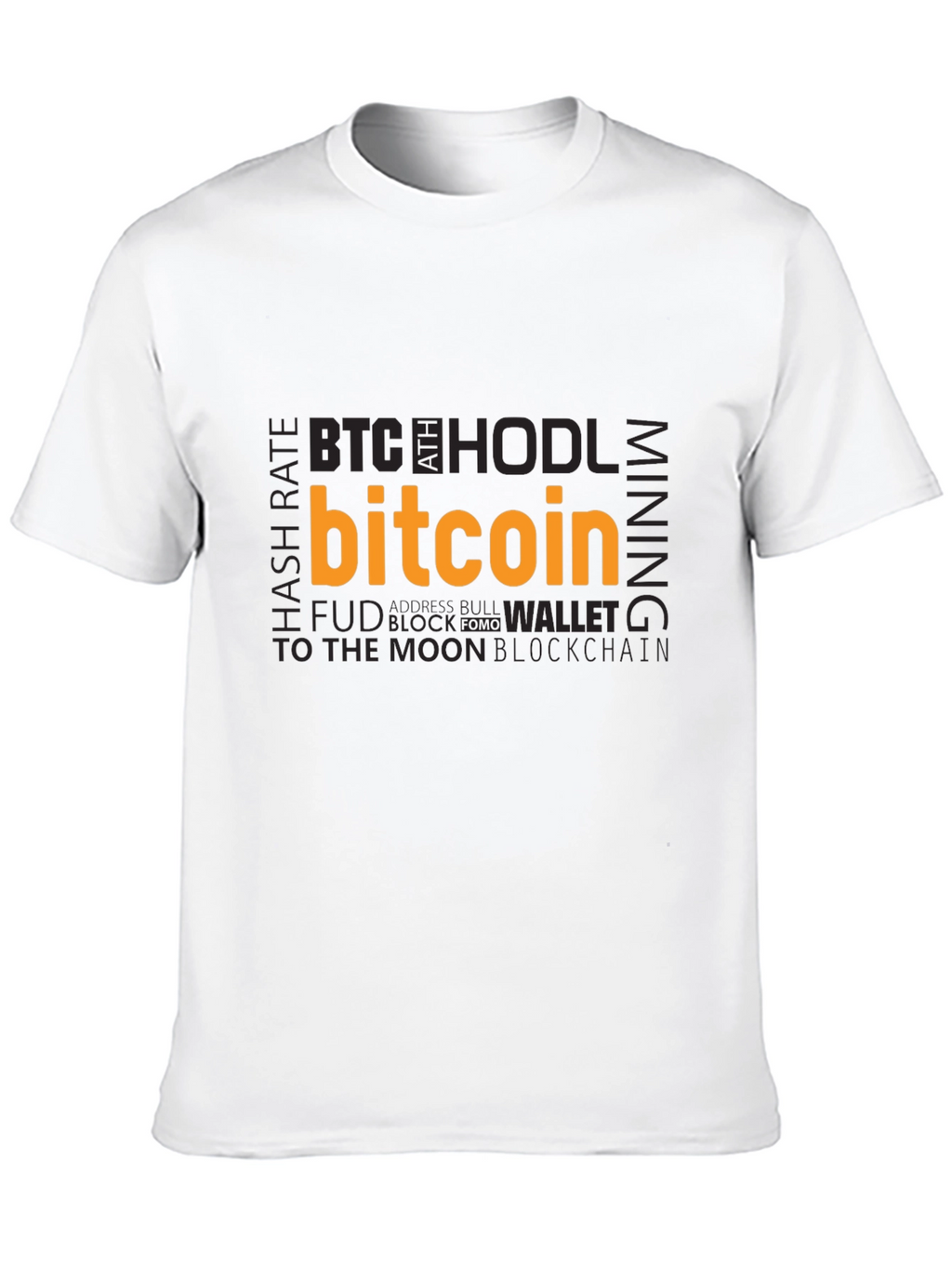 Bitcoin Crypto T-Shirt - Black Tee