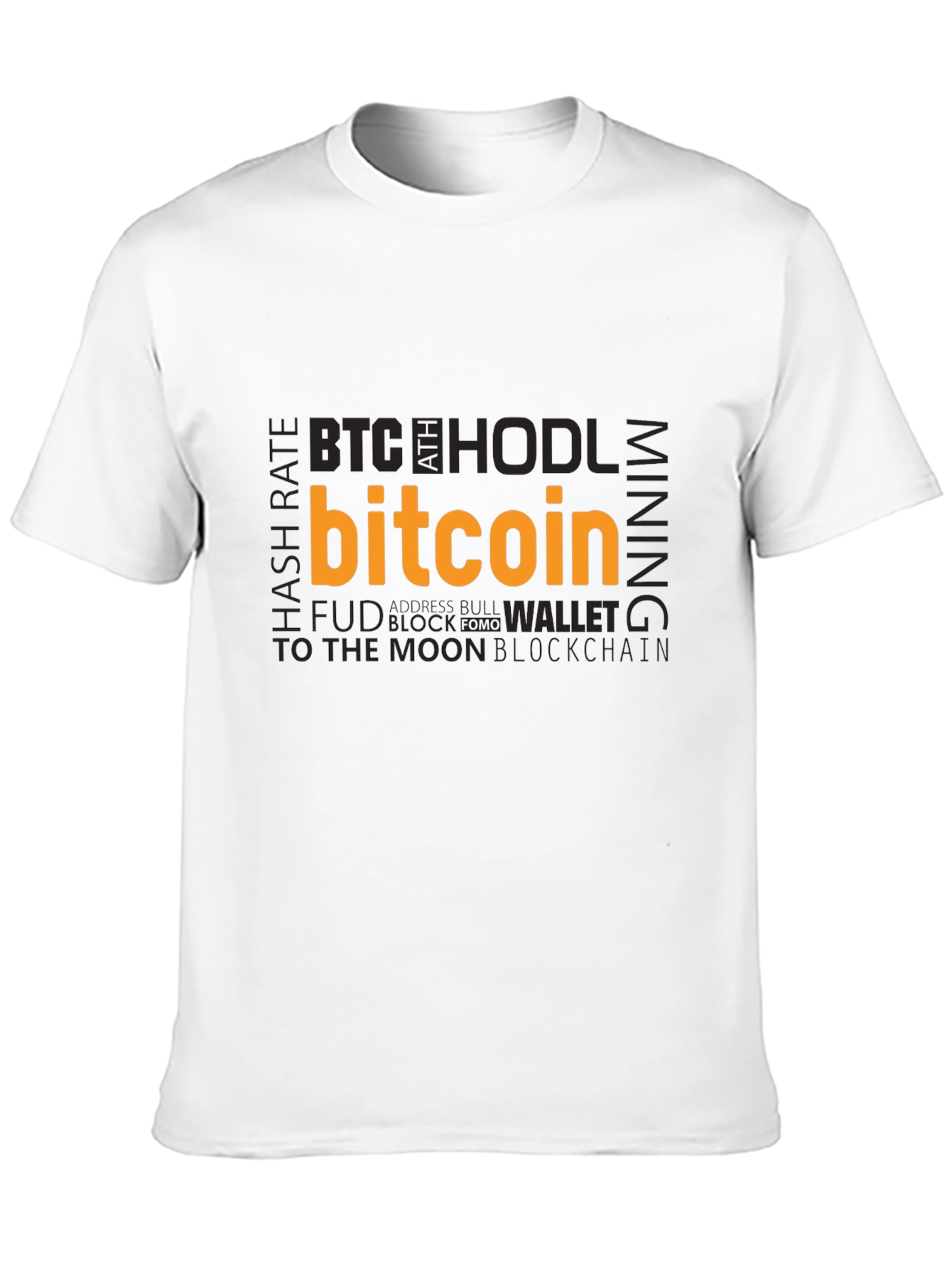 Bitcoin Crypto T-Shirt - Black Tee