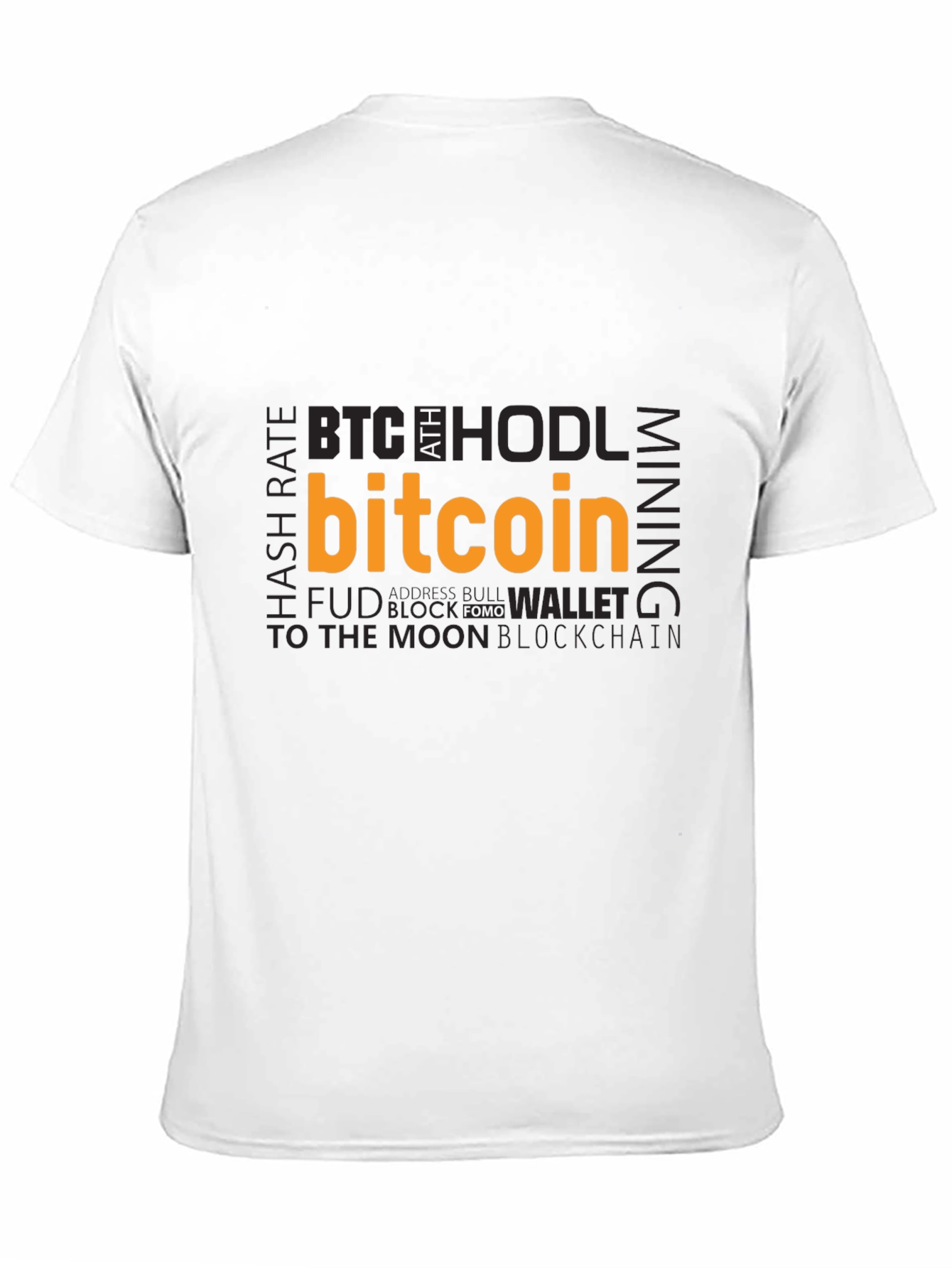 Bitcoin Crypto T-Shirt - Black Tee