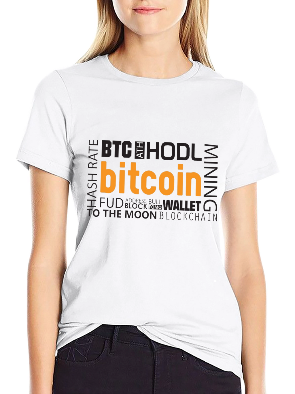 Bitcoin Crypto T-Shirt - Black Tee