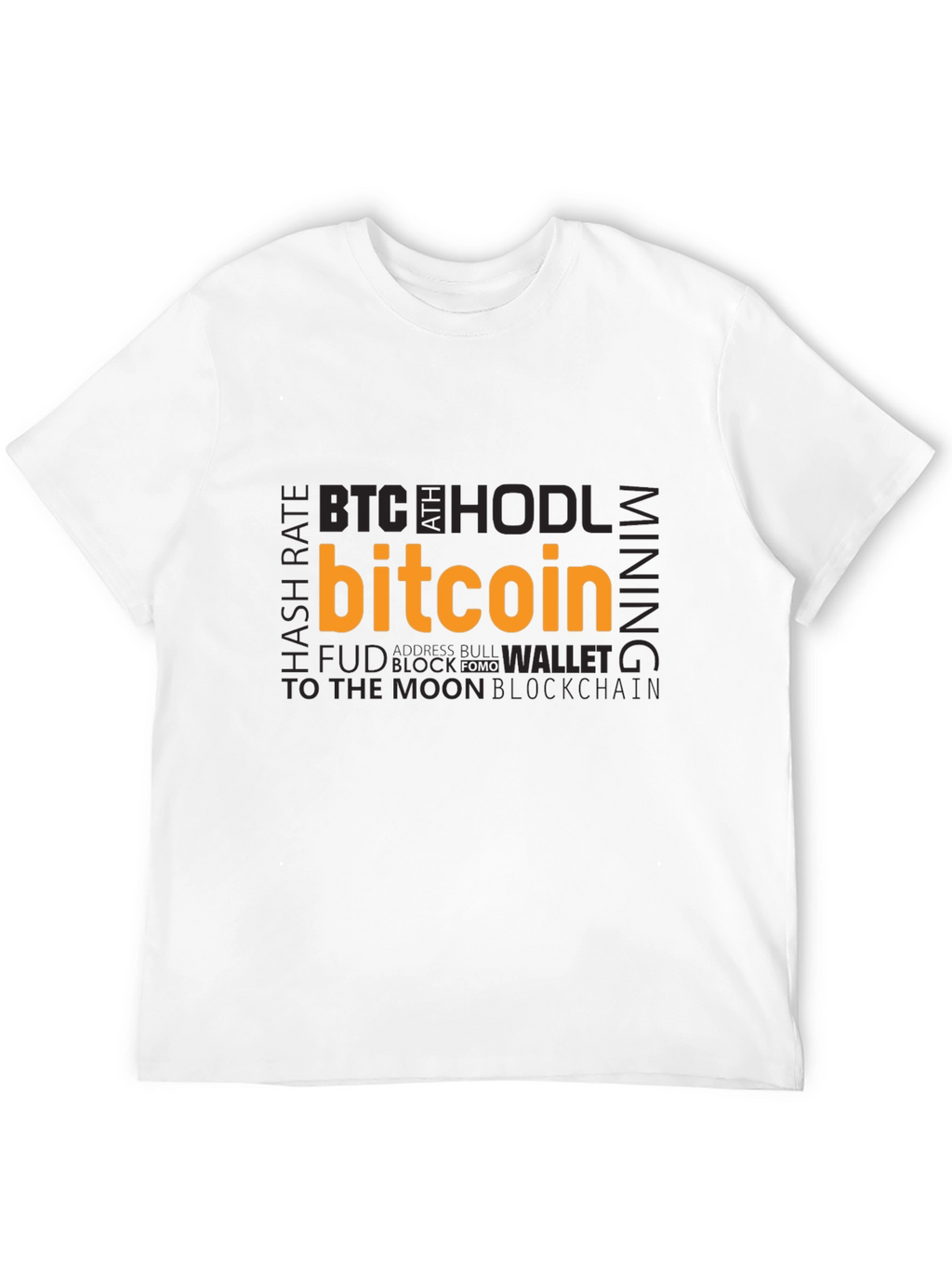 Bitcoin Crypto T-Shirt - Black Tee