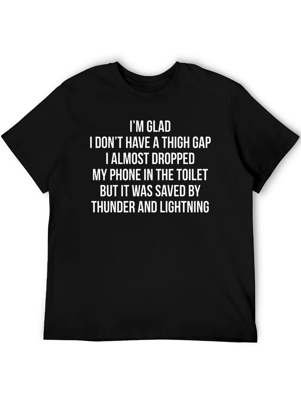 Funny Thunder & Lightning Phone Save T-Shirt