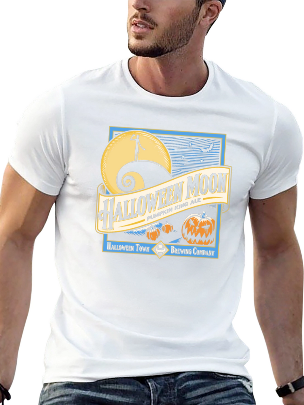 Halloween Moon T-Shirt - Pumpkin King Ale Tee