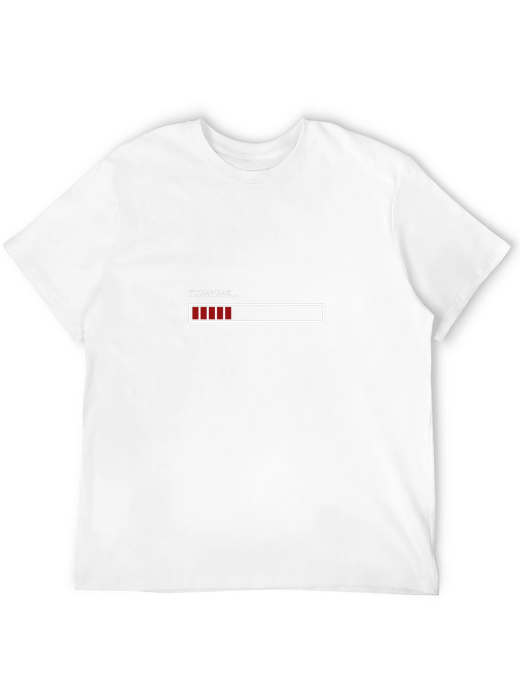 Thinking Loading Bar Graphic Tee - Black