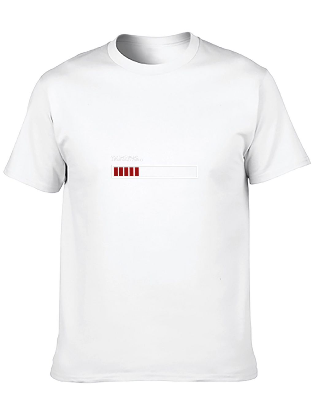 Thinking Loading Bar Graphic Tee - Black