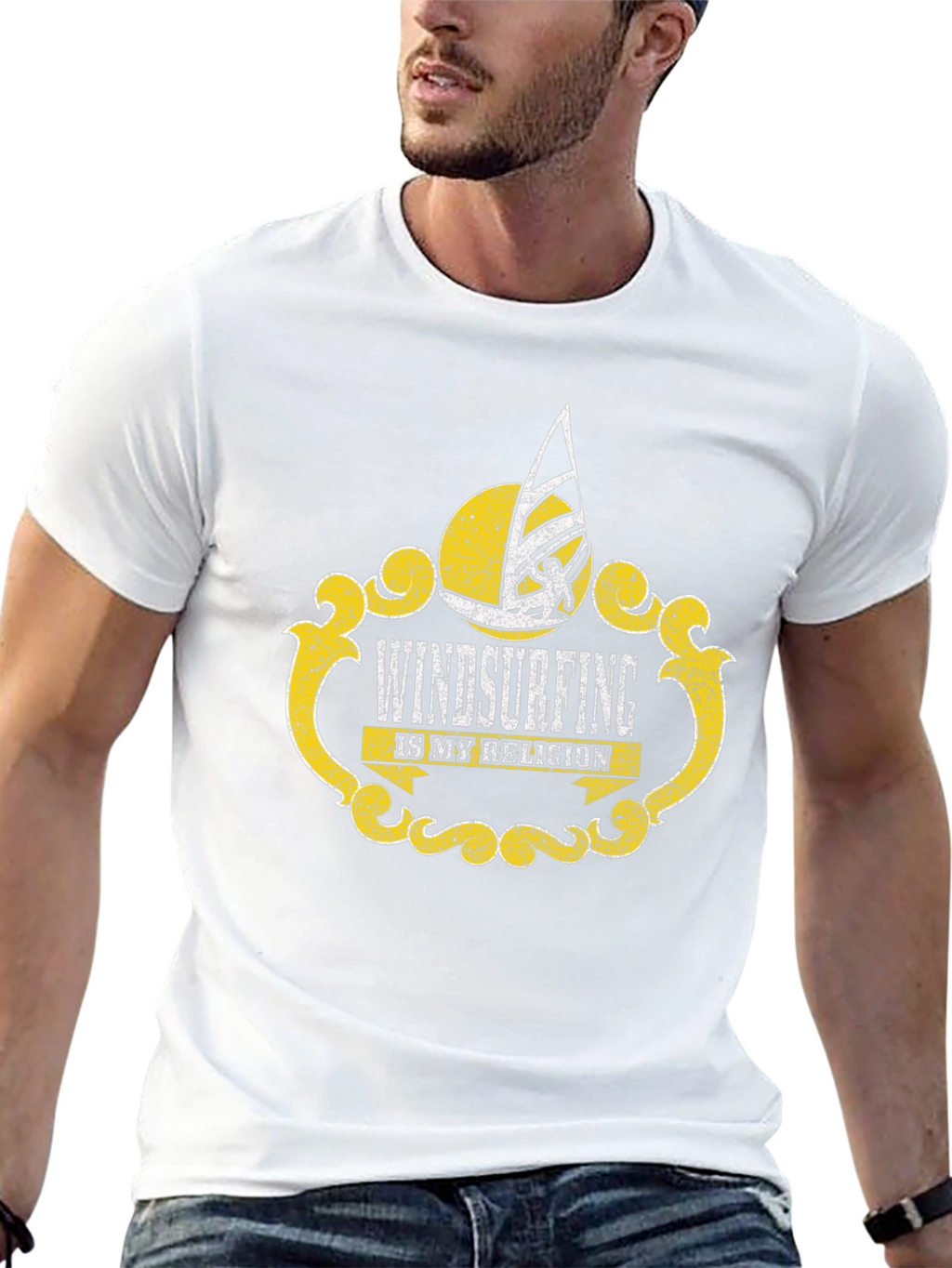 Windsurfing is My Religion Graphic T-Shirt