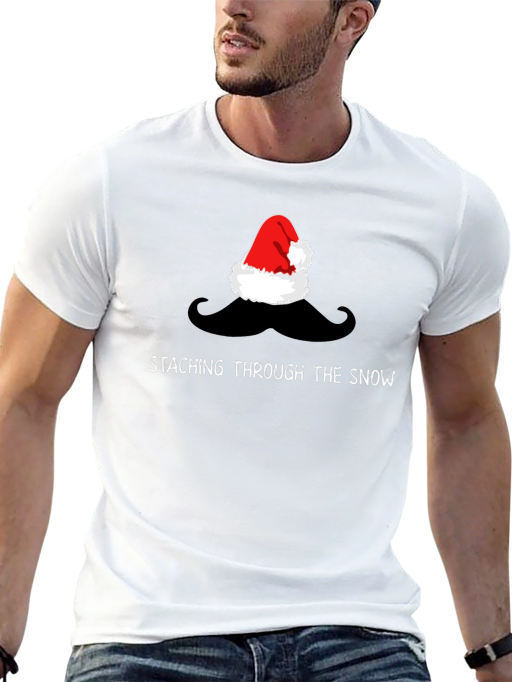 Staching Through The Snow Christmas T-Shirt